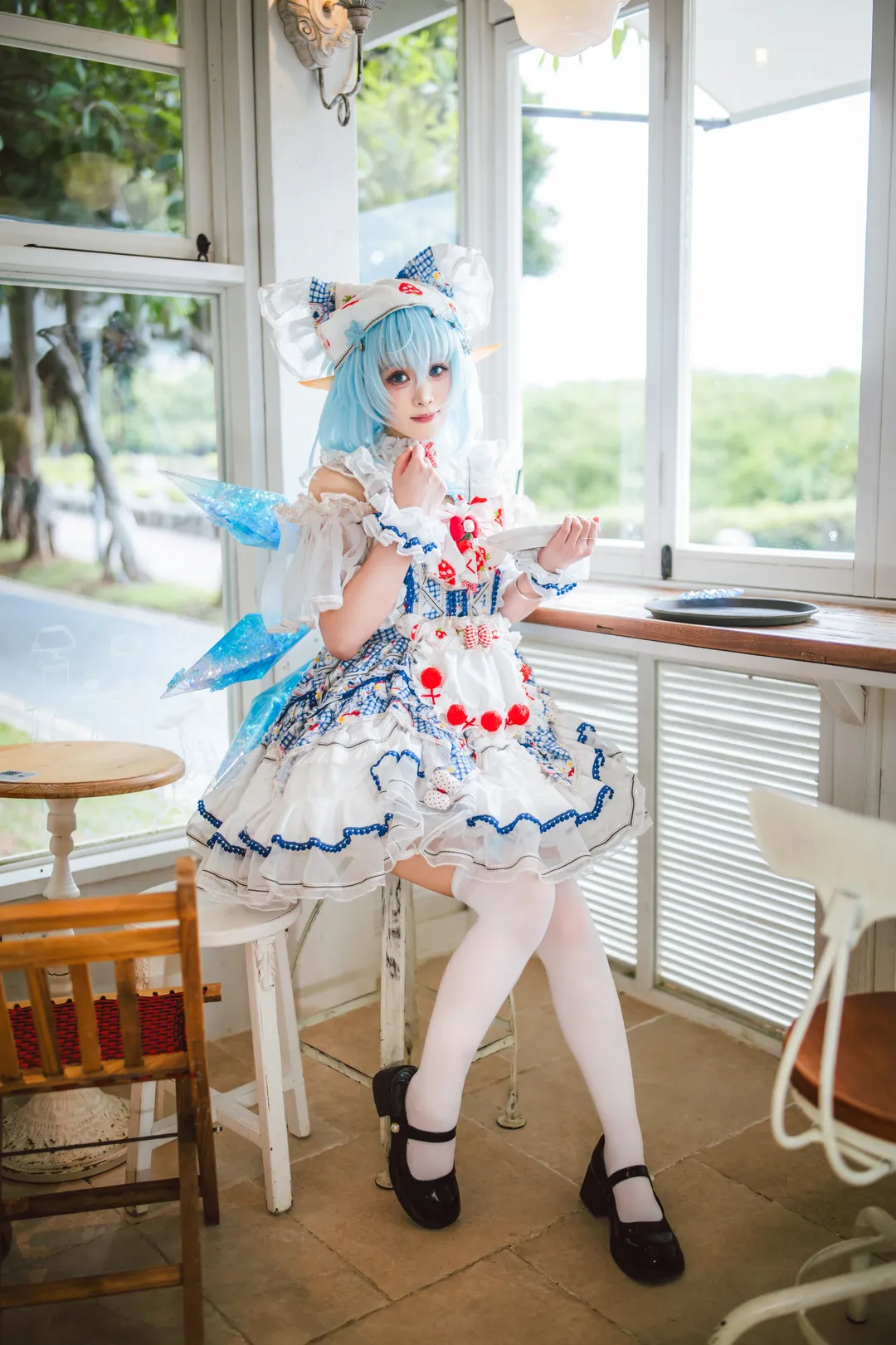 【琪露諾cos】東方project的冰之妖精咖啡屋大冒險 - 第 1 張