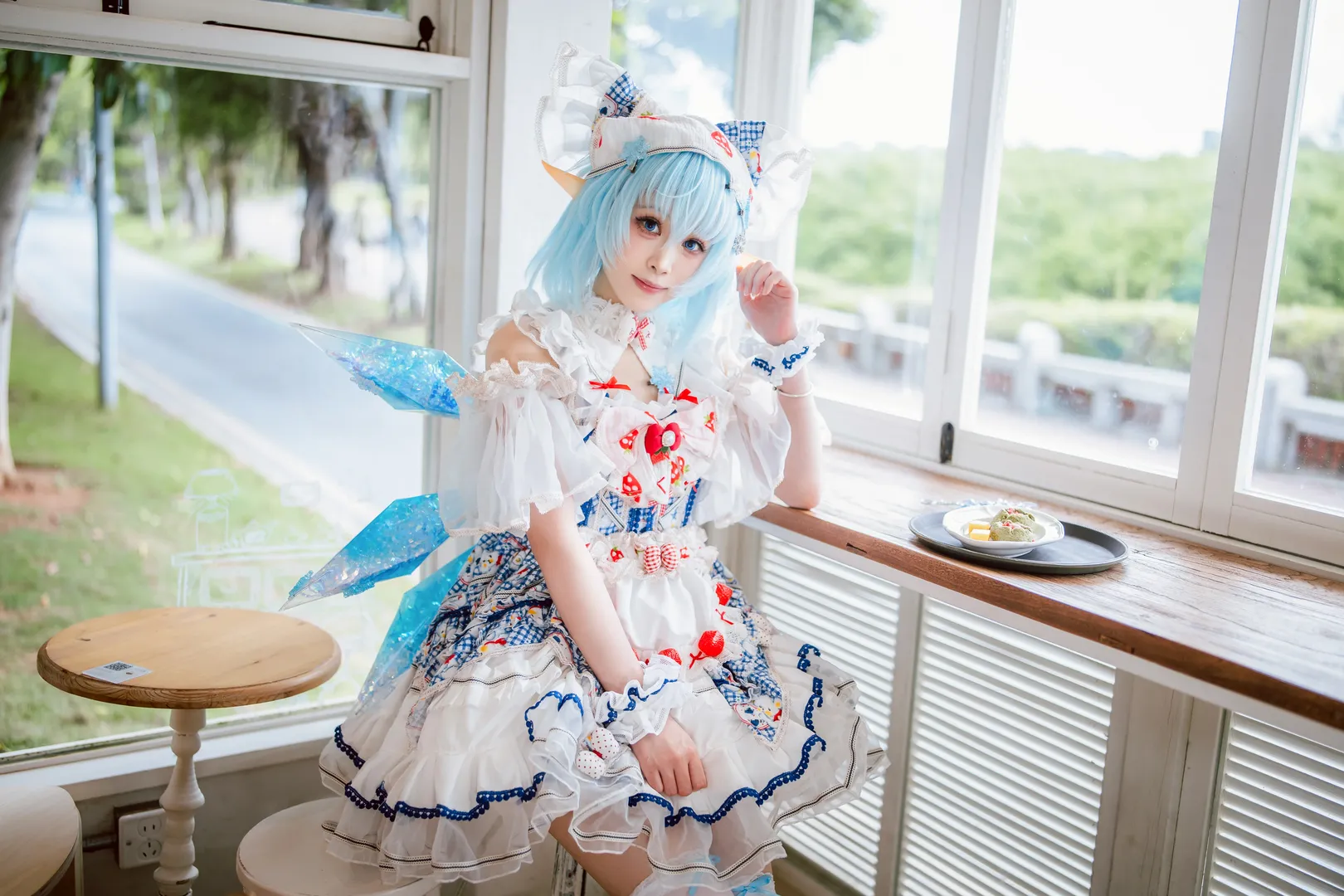 【琪露諾cos】東方project的冰之妖精咖啡屋大冒險 - 第 2 張