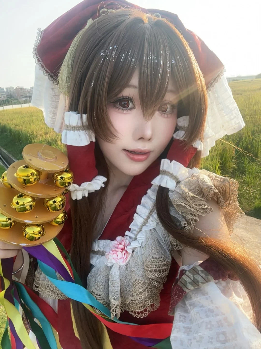 【博丽灵梦cos】阳光正好，久违的外景好天气 - 第 2 张