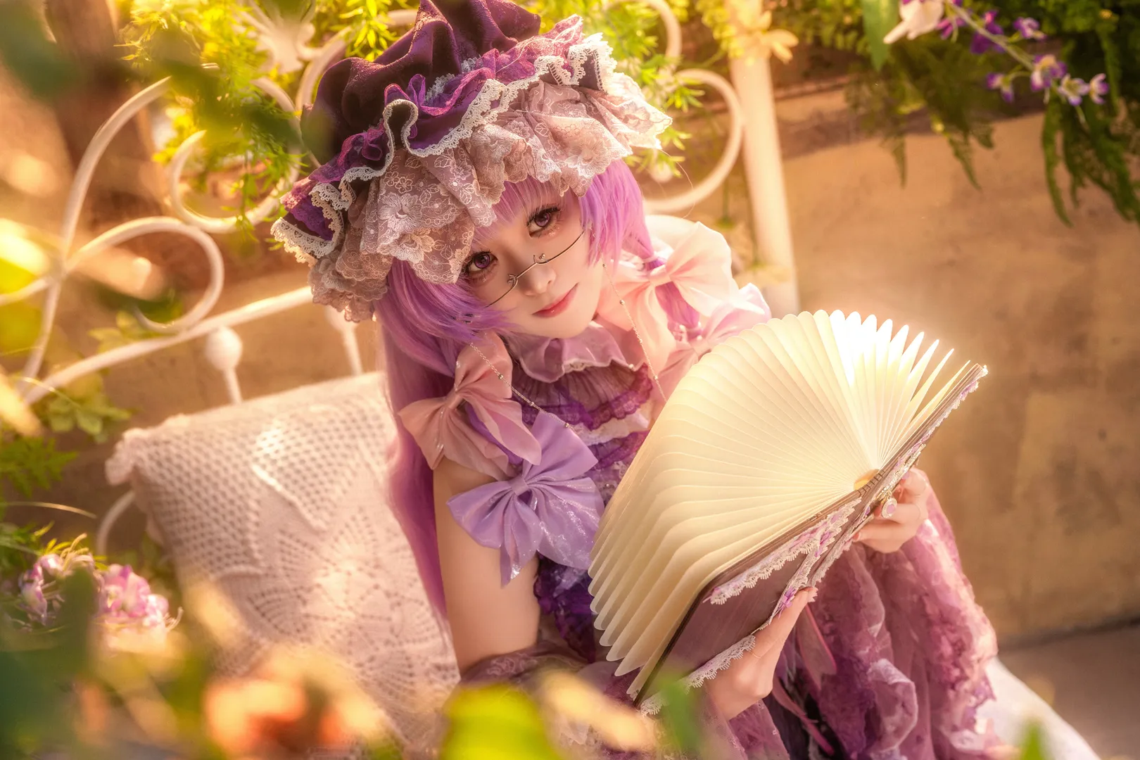【帕秋莉cos】东方Project的优雅魔女，静谧阅读时光 - 第 5 张