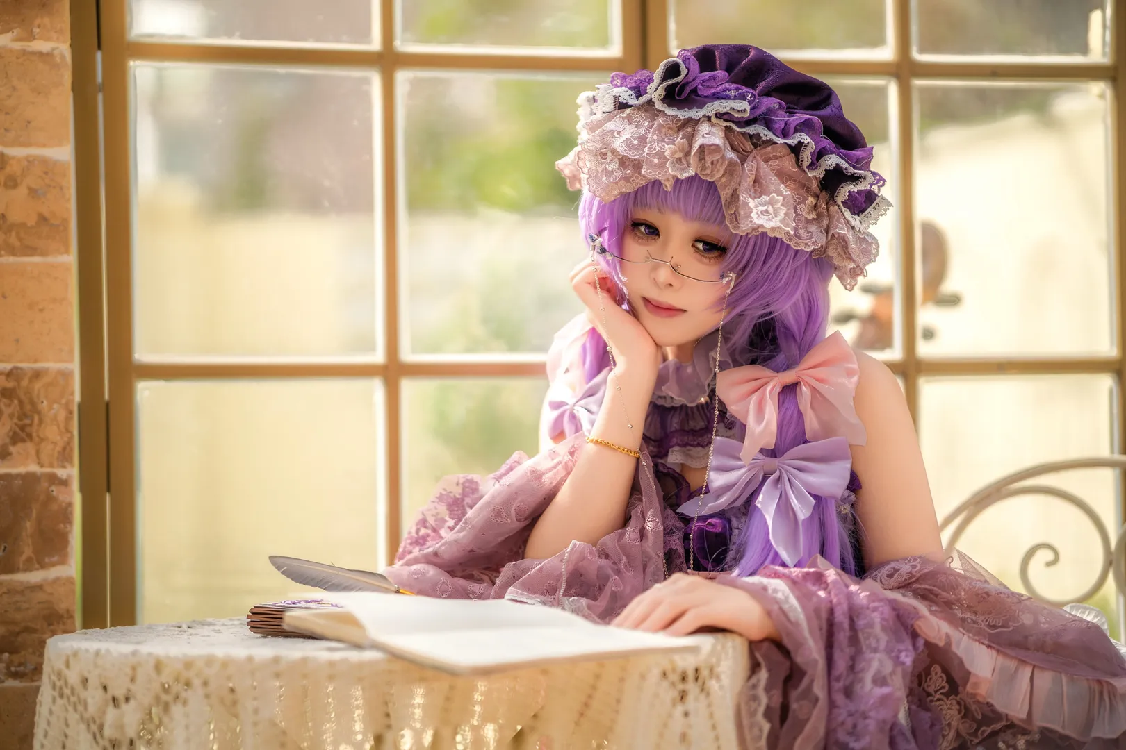 【帕秋莉cos】東方project 靜謐午後的讀書時光 - 第 2 張