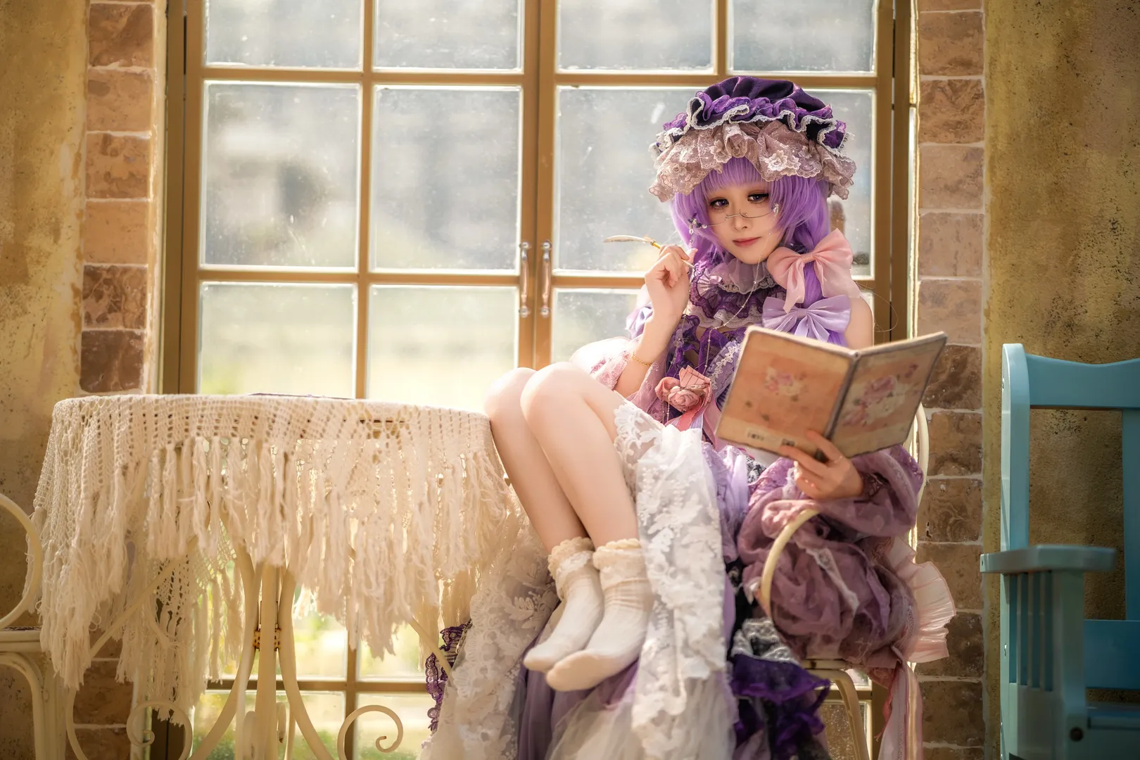 【帕秋莉cos】東方project 靜謐午後的讀書時光 - 第 3 張