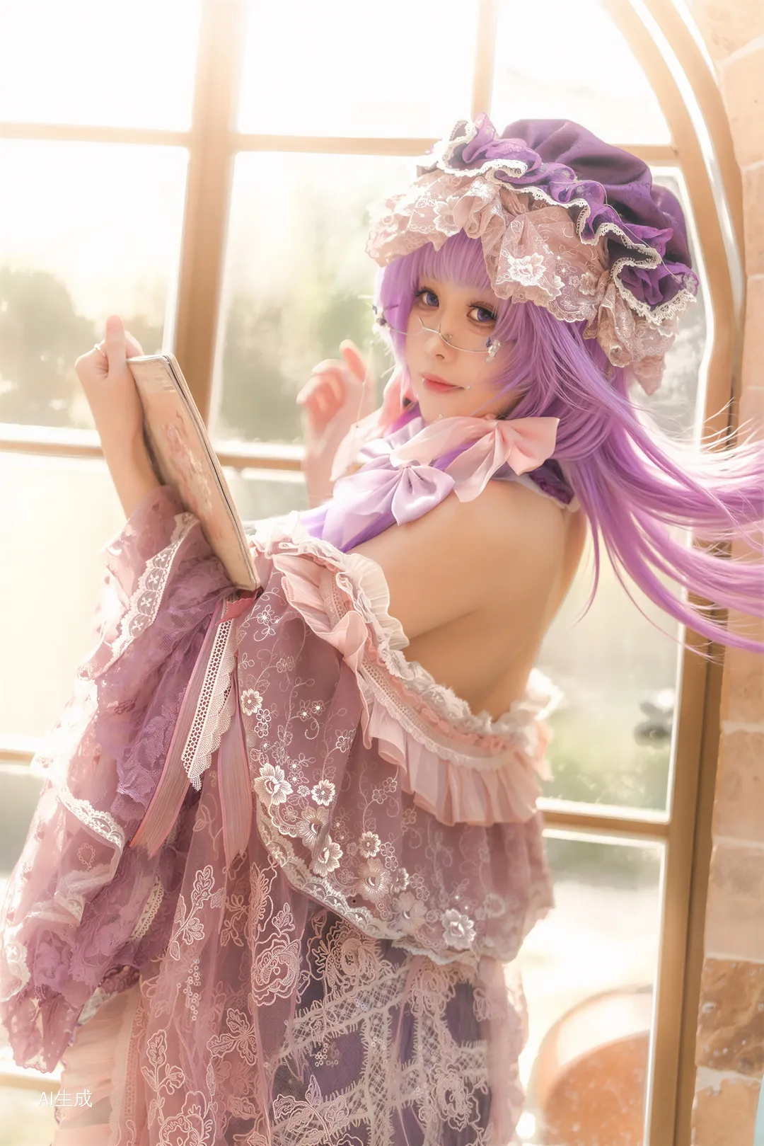 【帕秋莉cos】東方project 靜謐午後的讀書時光 - 第 4 張