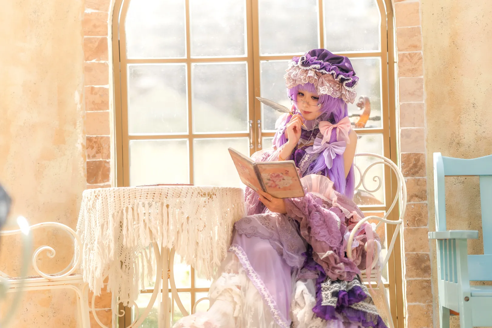 【帕秋莉cos】東方project 靜謐午後的讀書時光 - 第 6 張