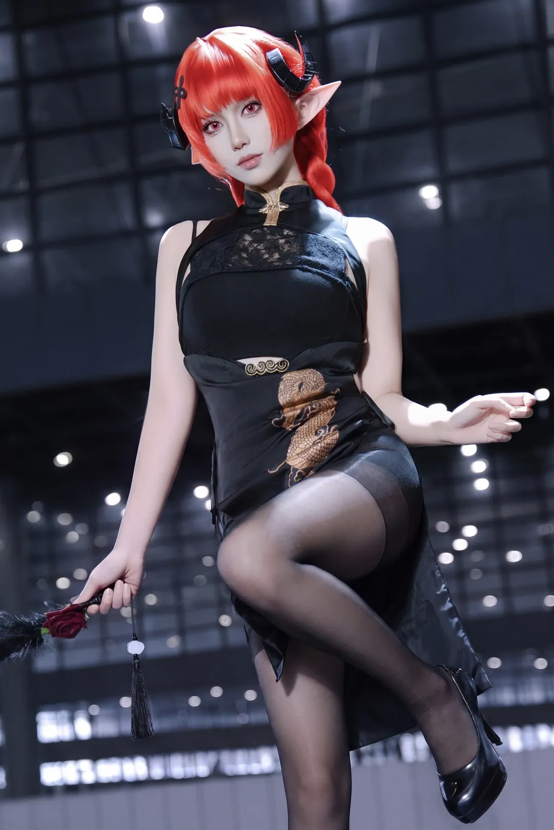 【興登堡cos】碧藍航線黑旗袍場照分享
