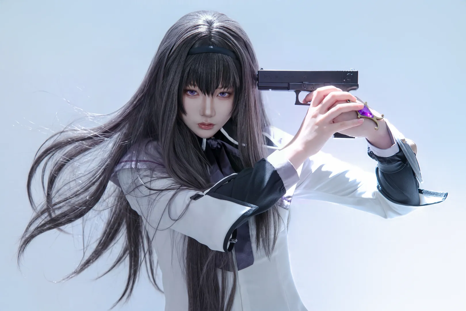 【曉美焰cos】魔法少女小圓的冷豔與優雅，還原度拉滿 - 第 2 張