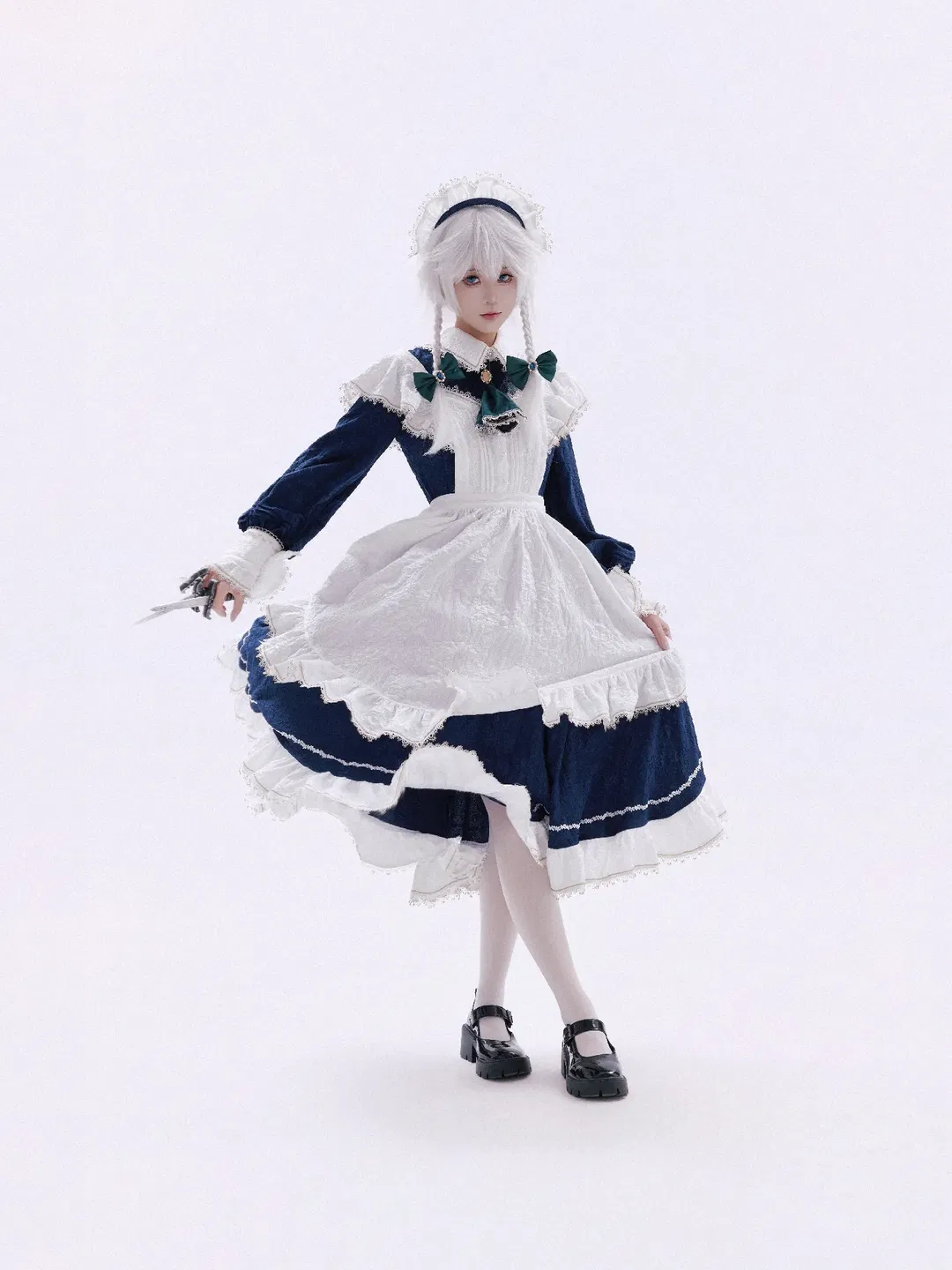 【十六夜咲夜cos】东方Project 女仆长的白棚飞刀时刻 - 第 3 张