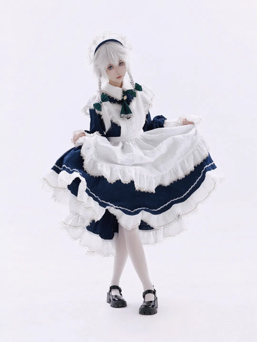 【十六夜咲夜cos】东方Project 女仆长的白棚飞刀时刻 - 第 4 张