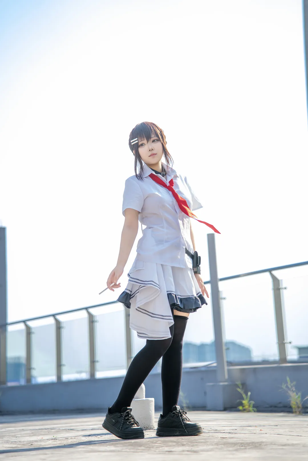 【水上由岐cos】素晴日 天台上的向日葵与微风 - 第 9 张