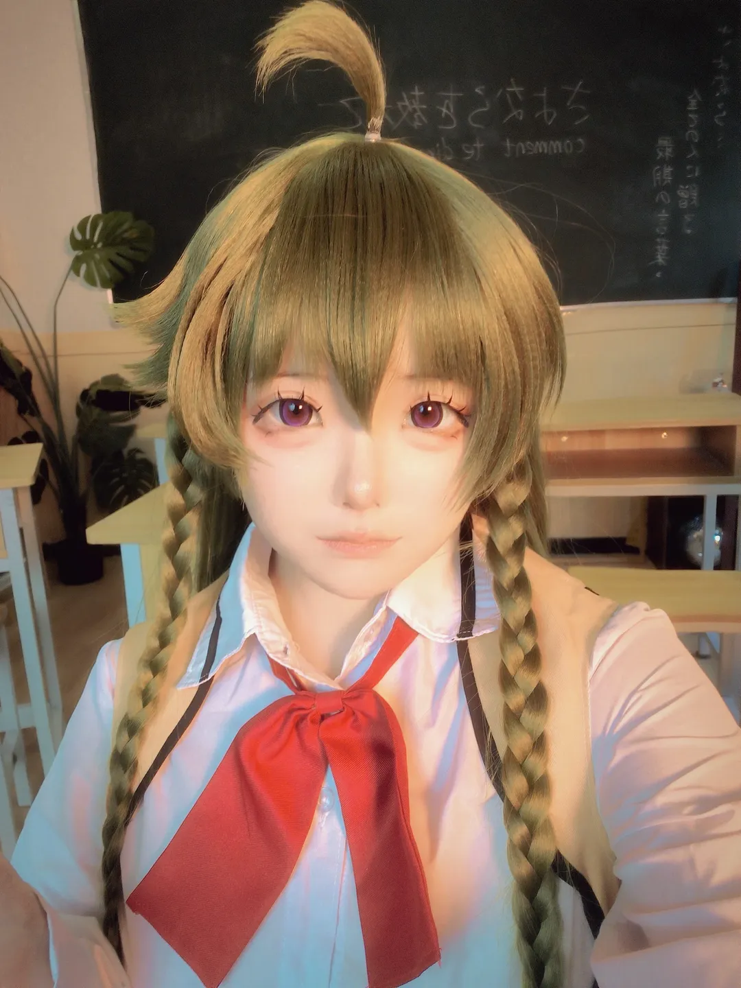 【巢鸭睦月cos】对你说再见，学园天使的定妆记录 - 第 1 张