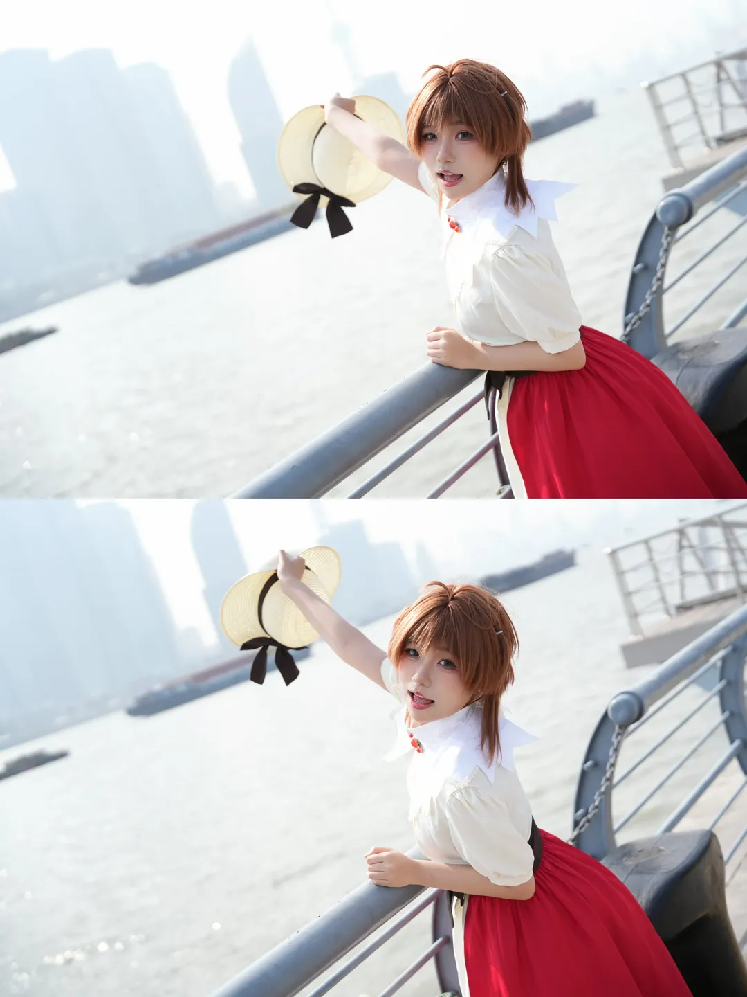 【木之本樱cos】魔卡少女樱经典常服，江边码头的微风与暖阳 - 第 2 张