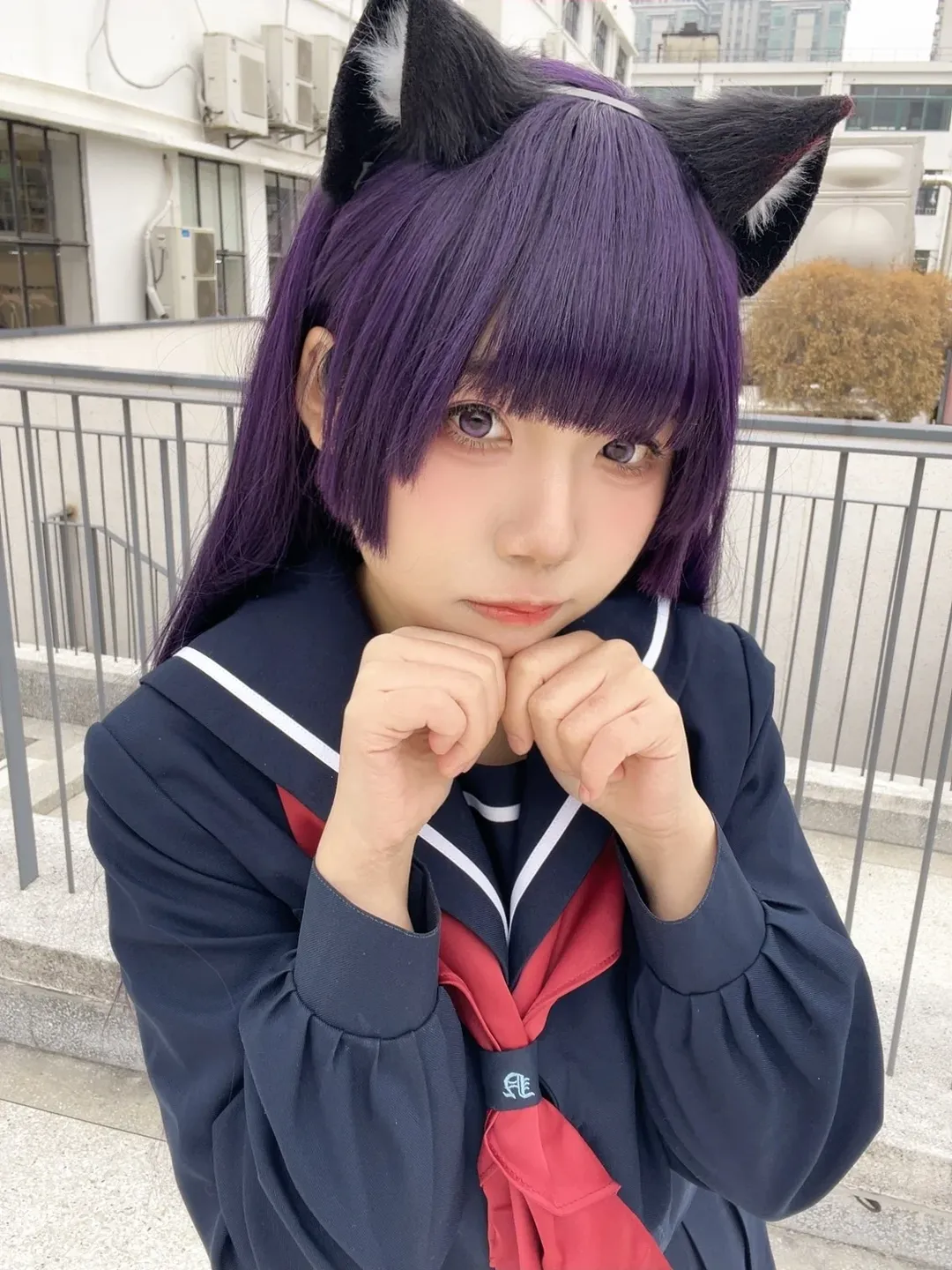 【五更琉璃cos】我的妹妹哪有這麼可愛，黑貓JK水手服出街