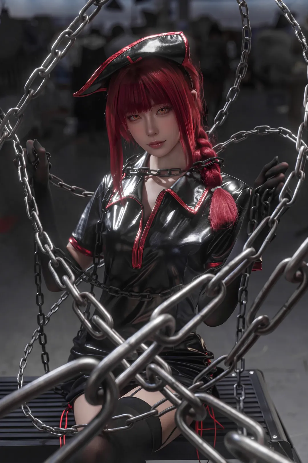 【玛奇玛cos】电锯人工业风场照分享 - 第 1 张