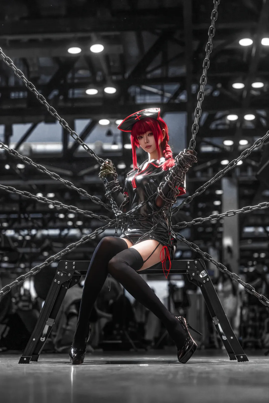 【玛奇玛cos】电锯人工业风场照分享 - 第 2 张