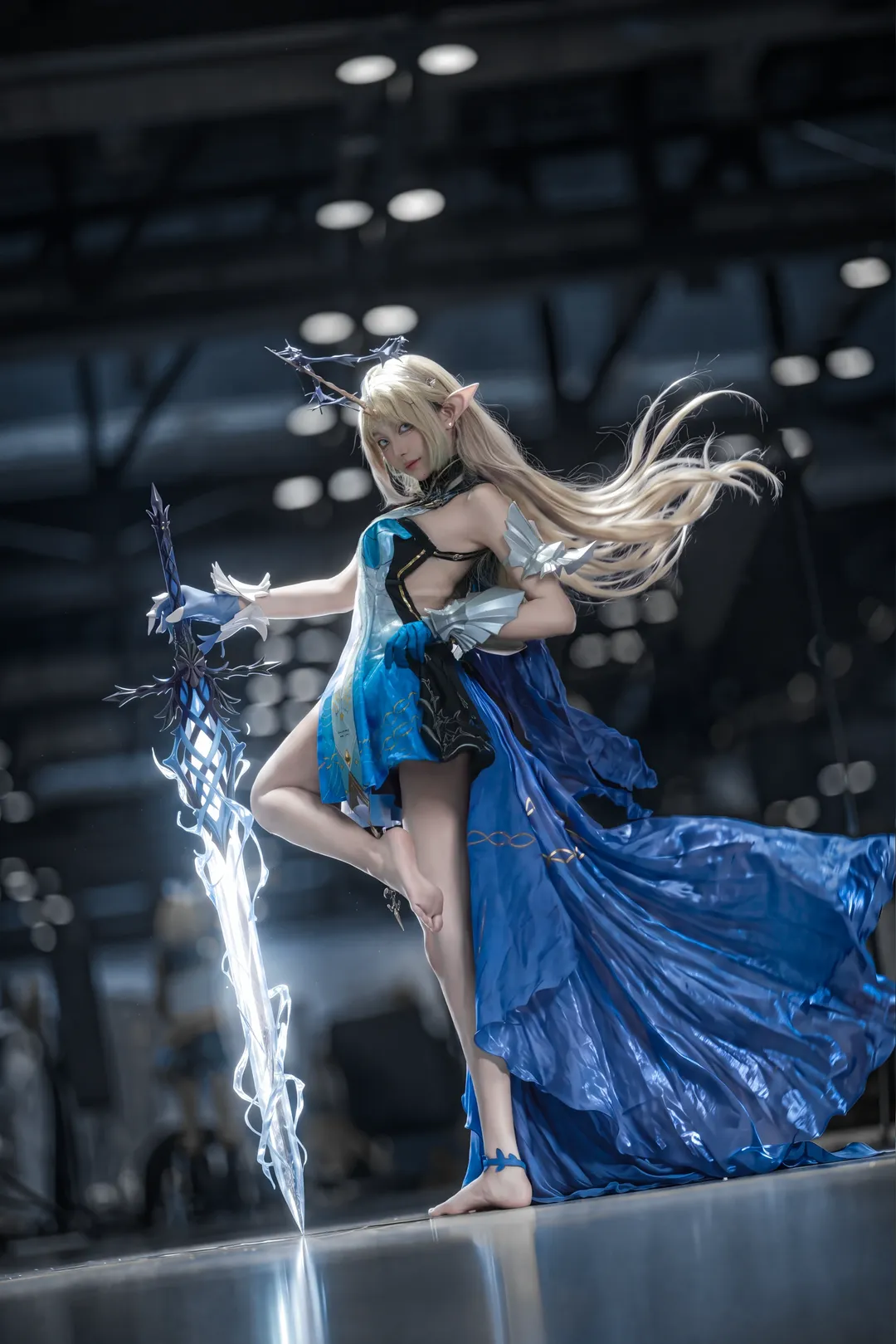【卡提希婭cos】鳴嘲場照後期，還原藍髮精靈造型 - 第 2 張