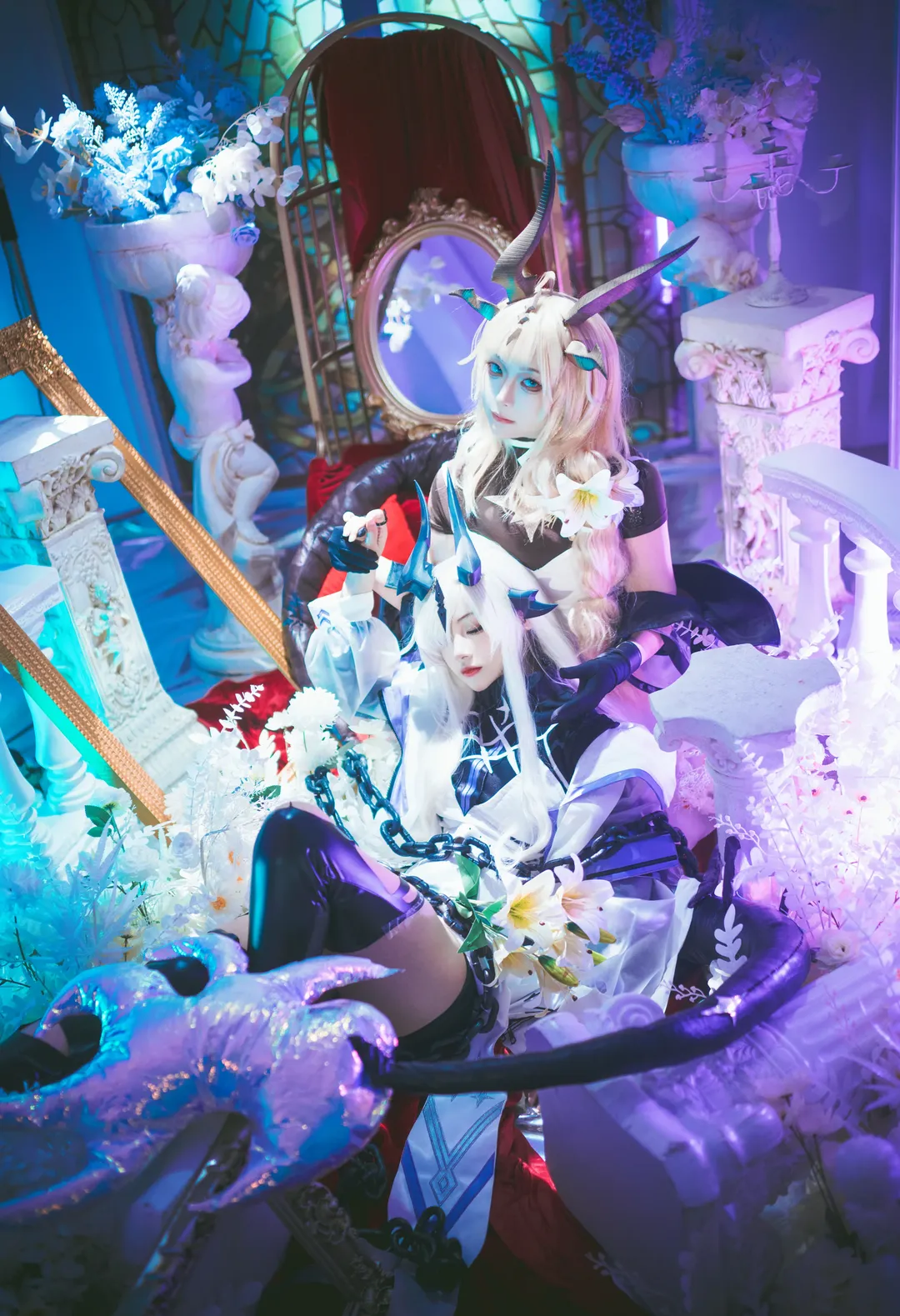 【焰影苇草cos】明日方舟红龙姐妹的反常光谱生日企划 - 第 1 张