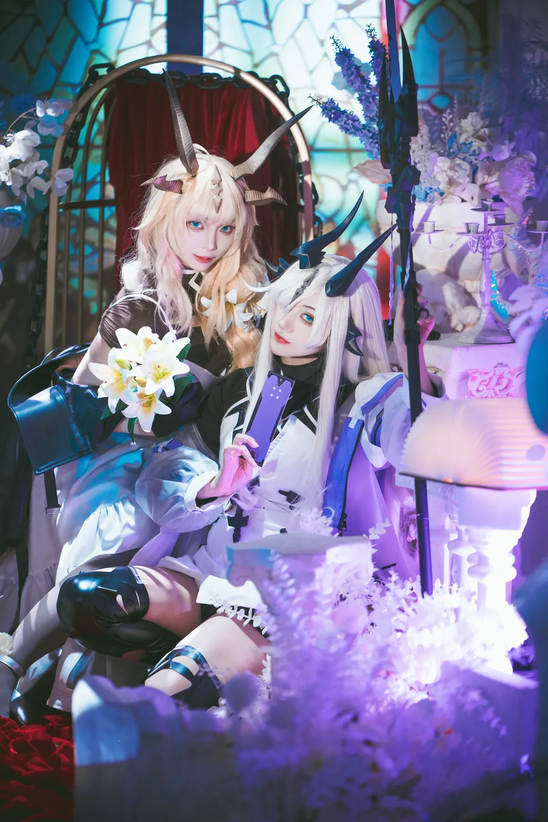 【焰影苇草cos】明日方舟红龙姐妹的反常光谱生日企划 - 第 3 张
