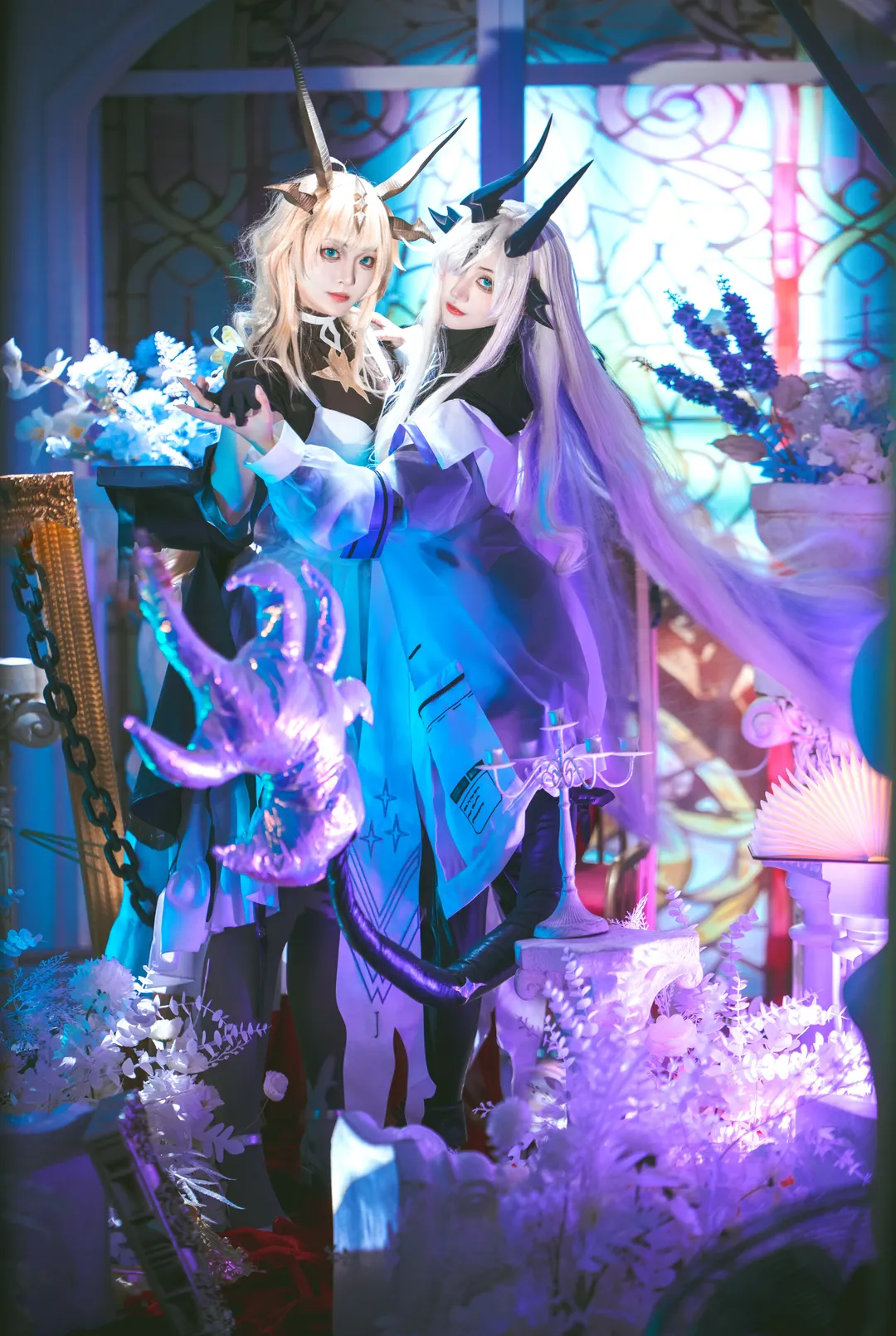 【焰影苇草cos】明日方舟红龙姐妹的反常光谱生日企划 - 第 5 张