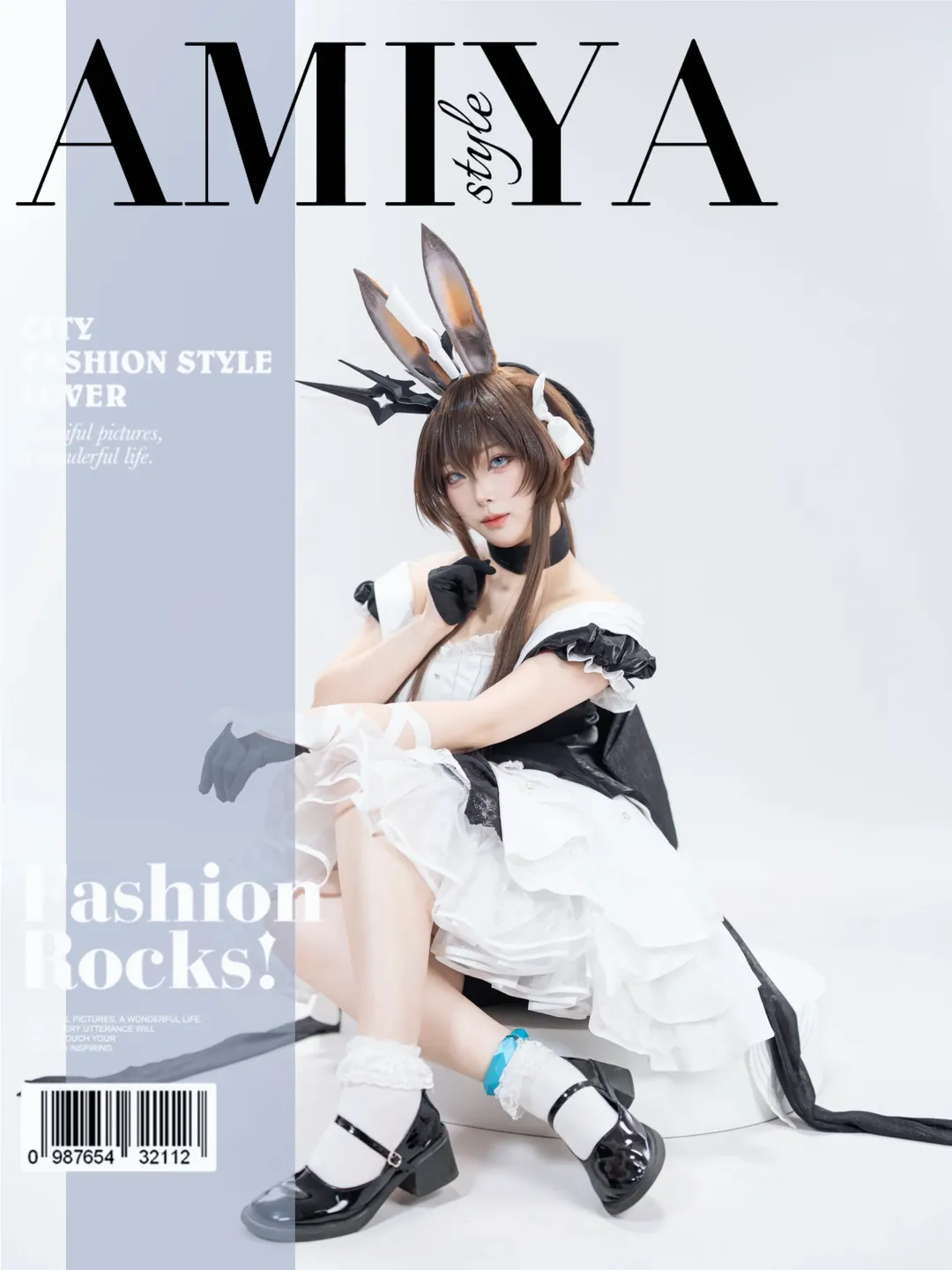 【阿米婭cos】明日方舟月行水上，芭蕾小兔的優雅瞬間 - 第 1 張