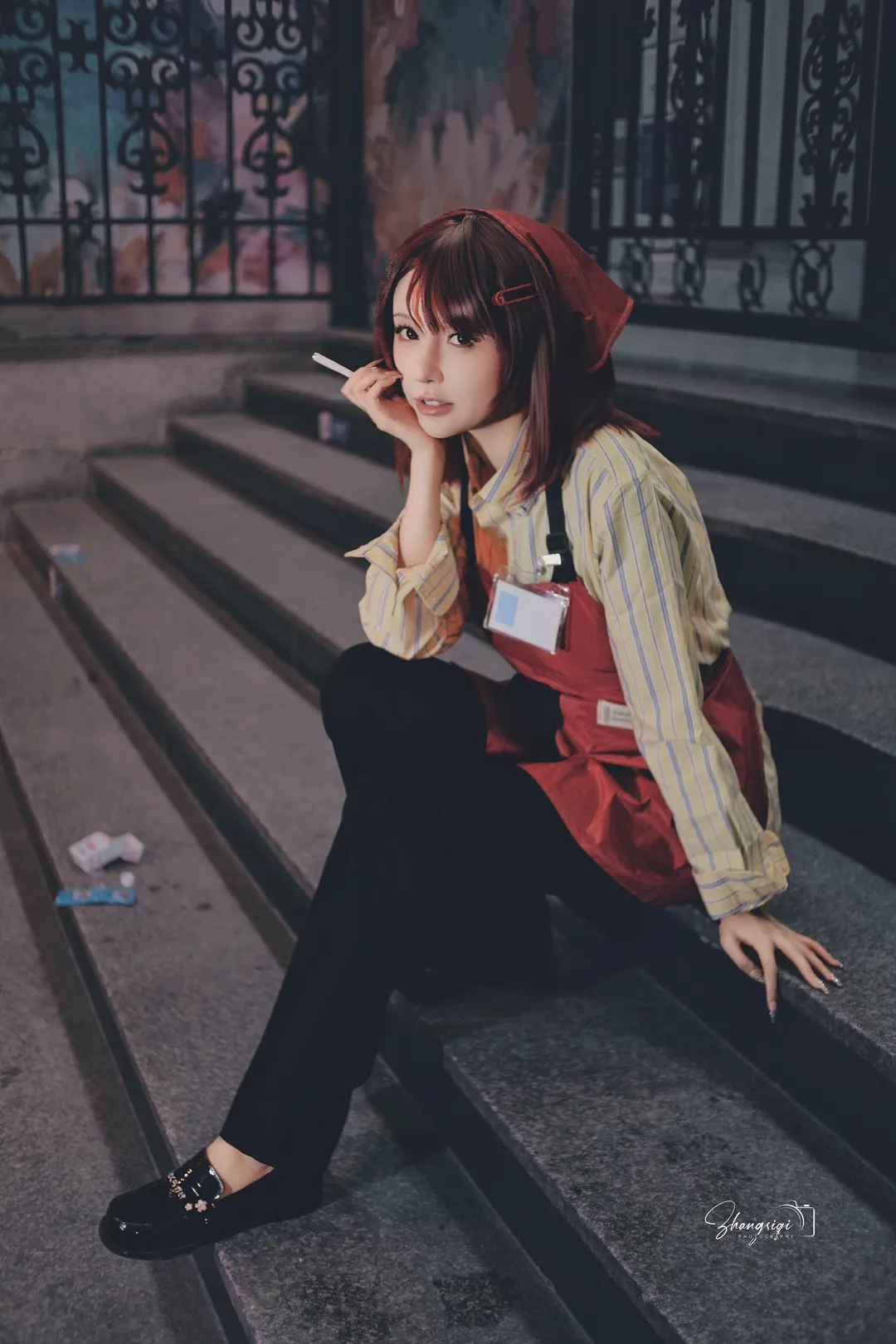 【山田小姐cos】深夜街頭煙火氣，超市後門的二次元少女 - 第 5 張