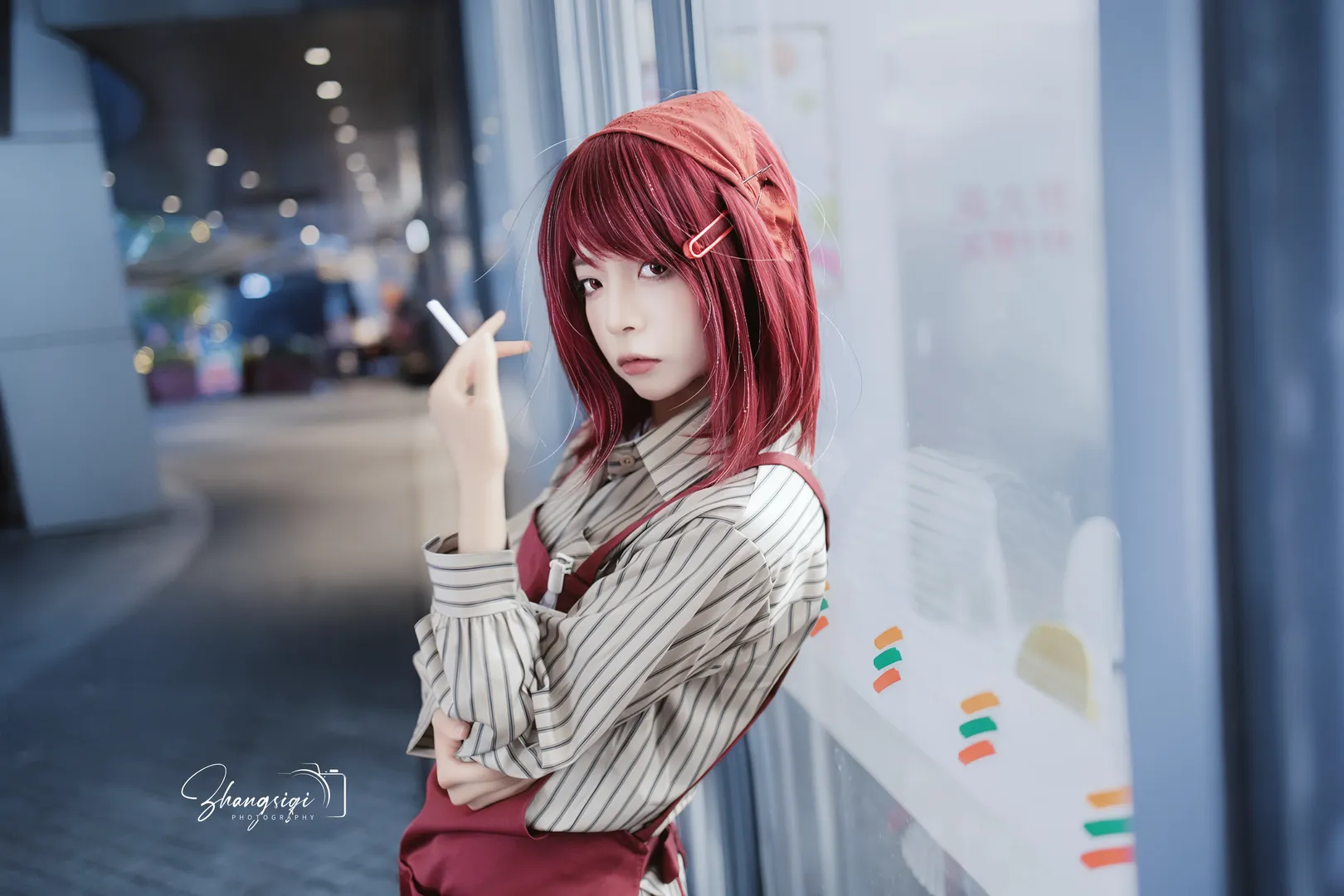 【山田小姐cos】在超市后门吞云吐雾的二人 - 第 10 张