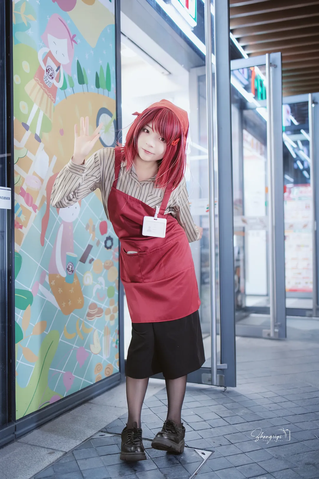 【山田小姐cos】在超市后门吞云吐雾的二人 - 第 9 张