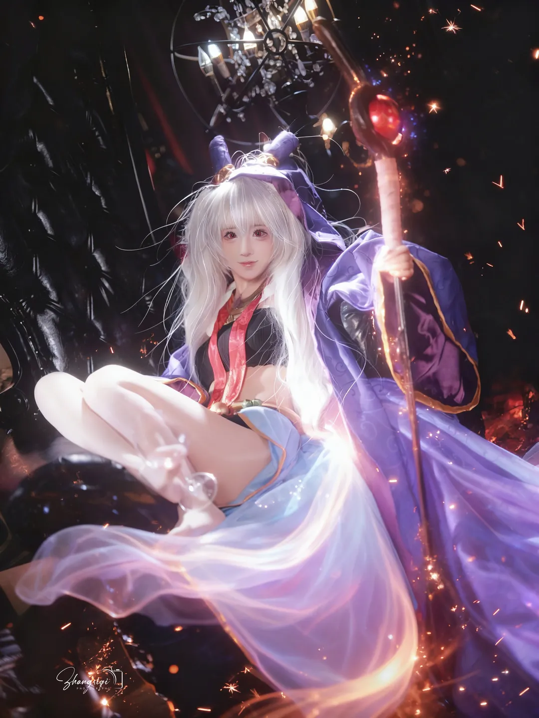 【拉菲cos】碧蓝航线暗夜魔法与红酒的邂逅 - 第 10 张