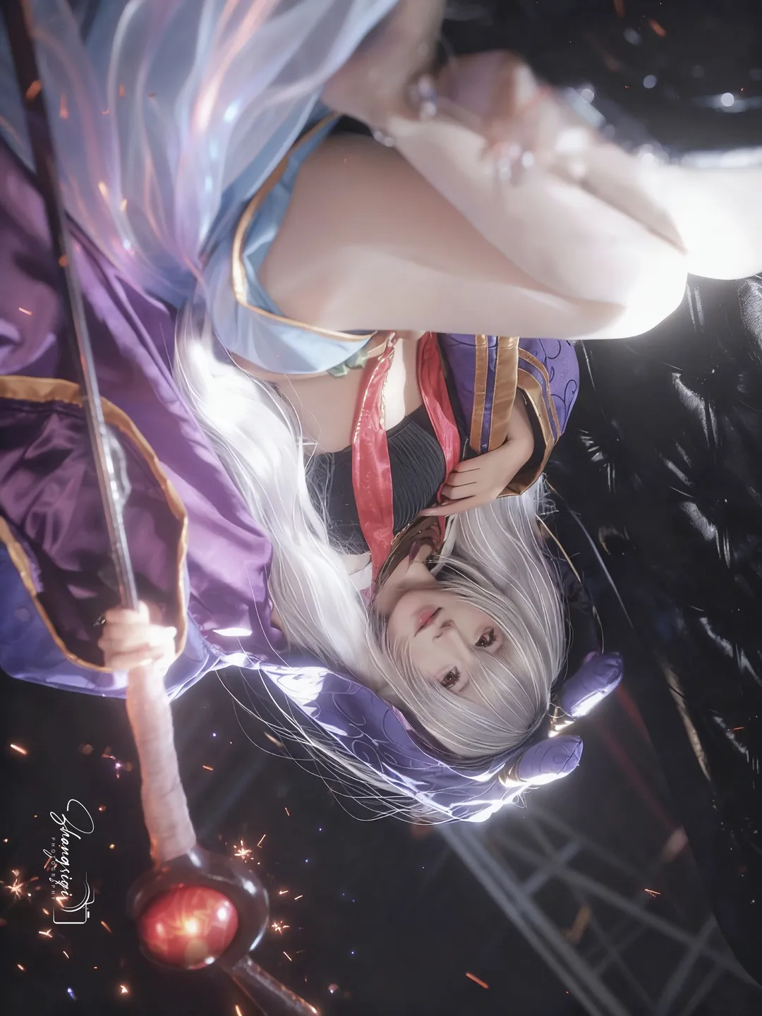 【拉菲cos】碧蓝航线暗夜魔法与红酒的邂逅 - 第 6 张