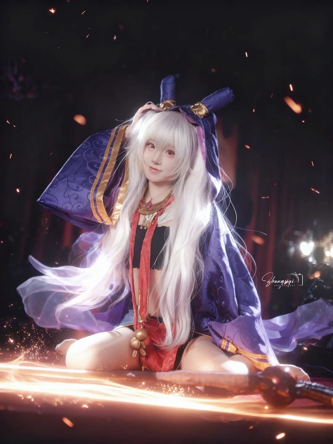 【拉菲cos】碧藍航線的魔法少女，暗黑系教堂氛圍感 - 第 5 張