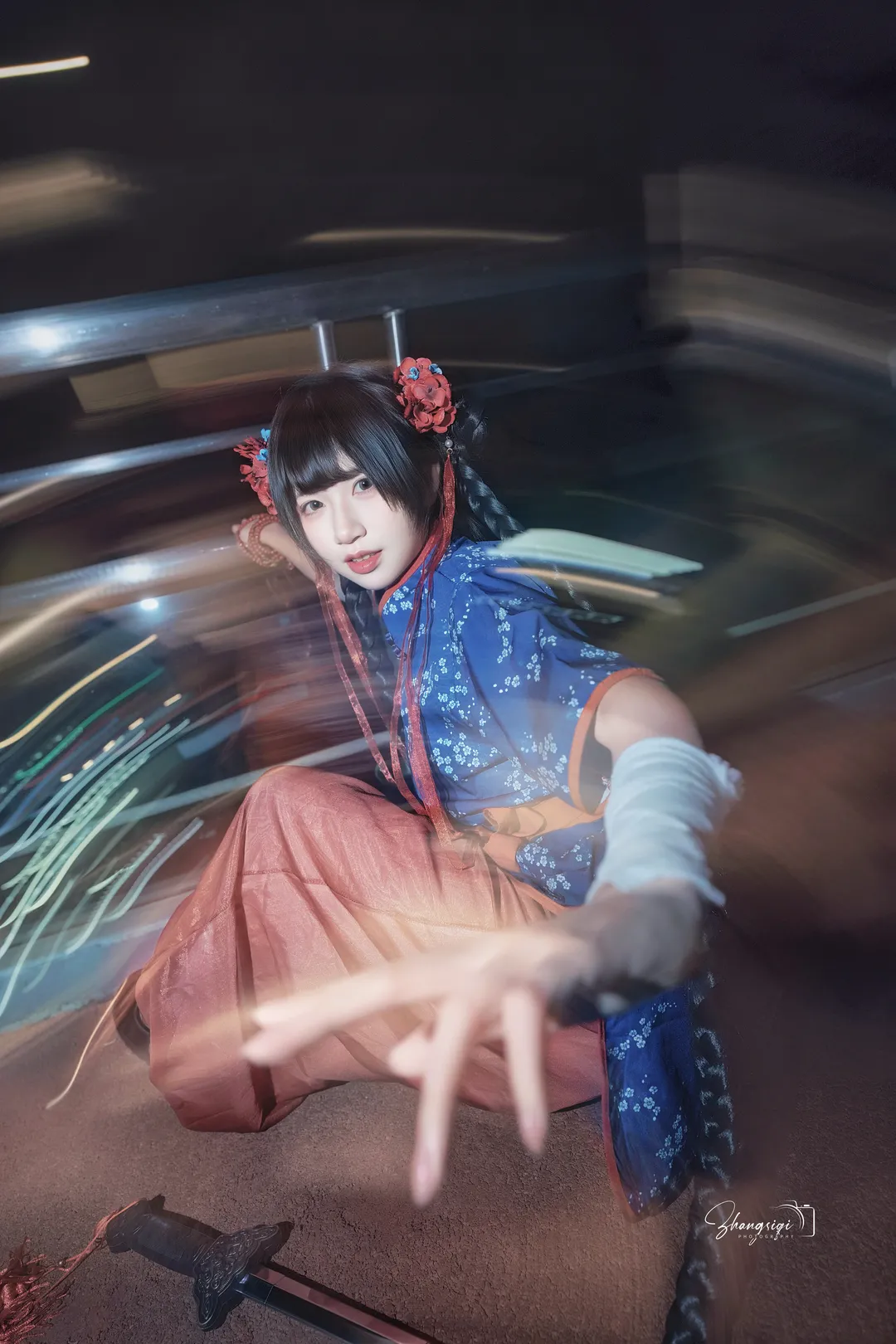 夜光下的中华娘武侠写真 - 第 2 张