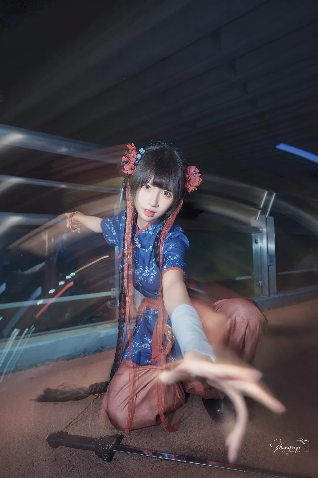 夜光下的中华娘武侠写真 - 第 3 张