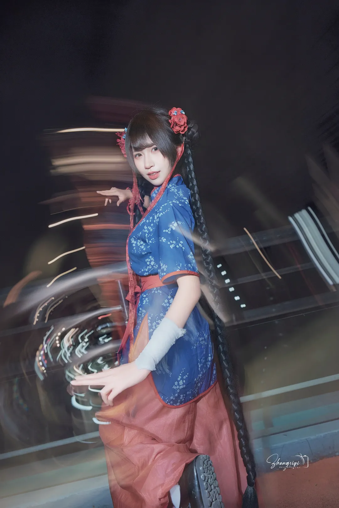 夜光下的中华娘武侠写真 - 第 4 张