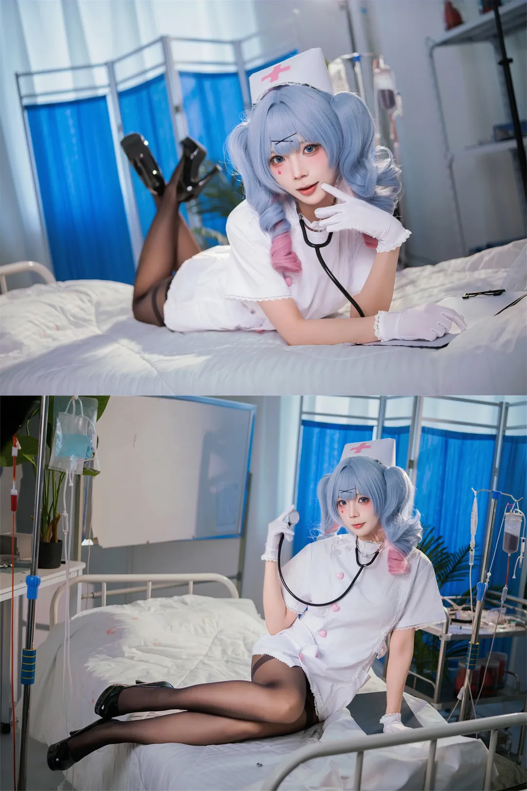 【初音未来cos】兔子洞护士的专属检查 - 第 1 张