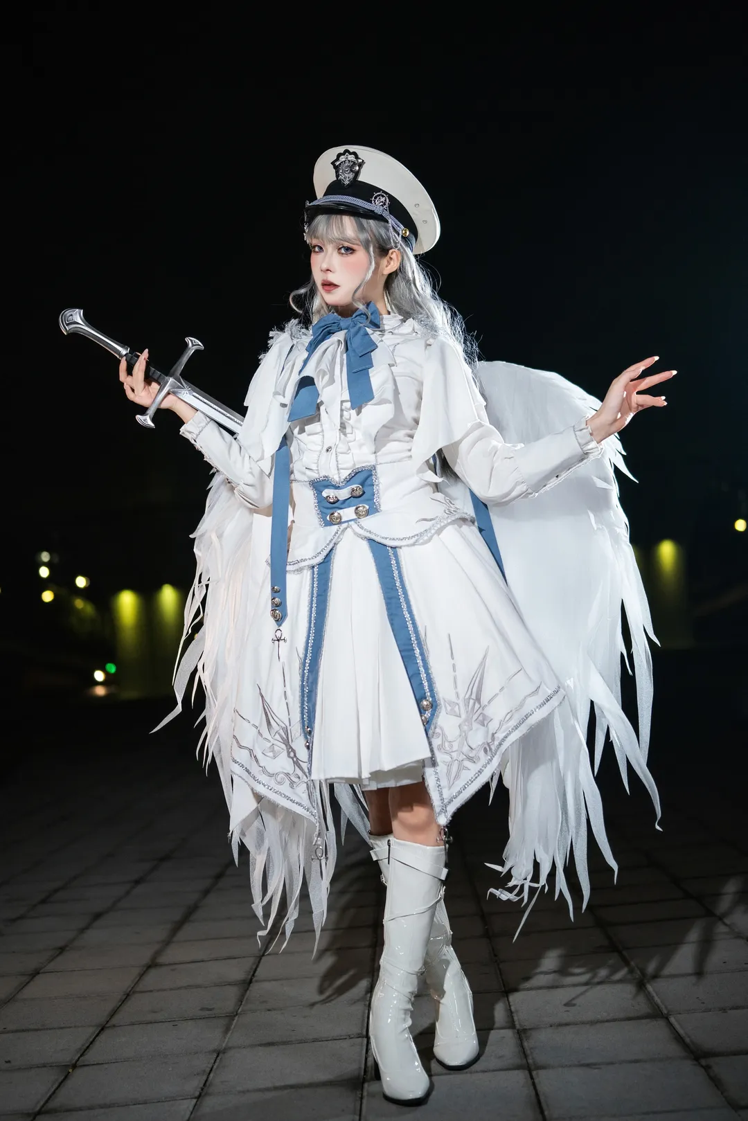 军装风lolita：白翼与利剑的暗夜对峙 - 第 4 张