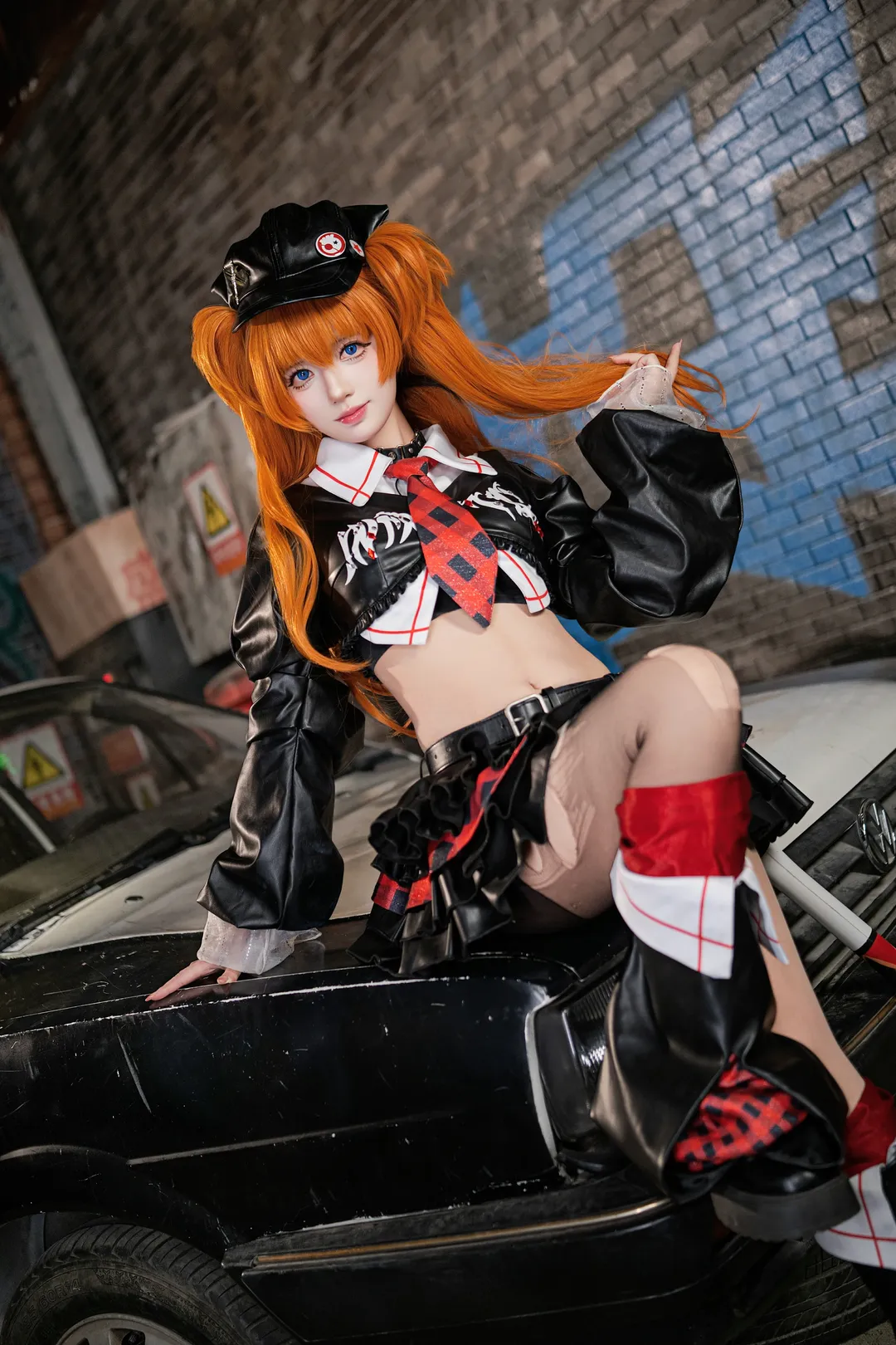 【明日香cos】EVA朋克搖滾風，車庫裡的街頭叛逆 - 第 3 張