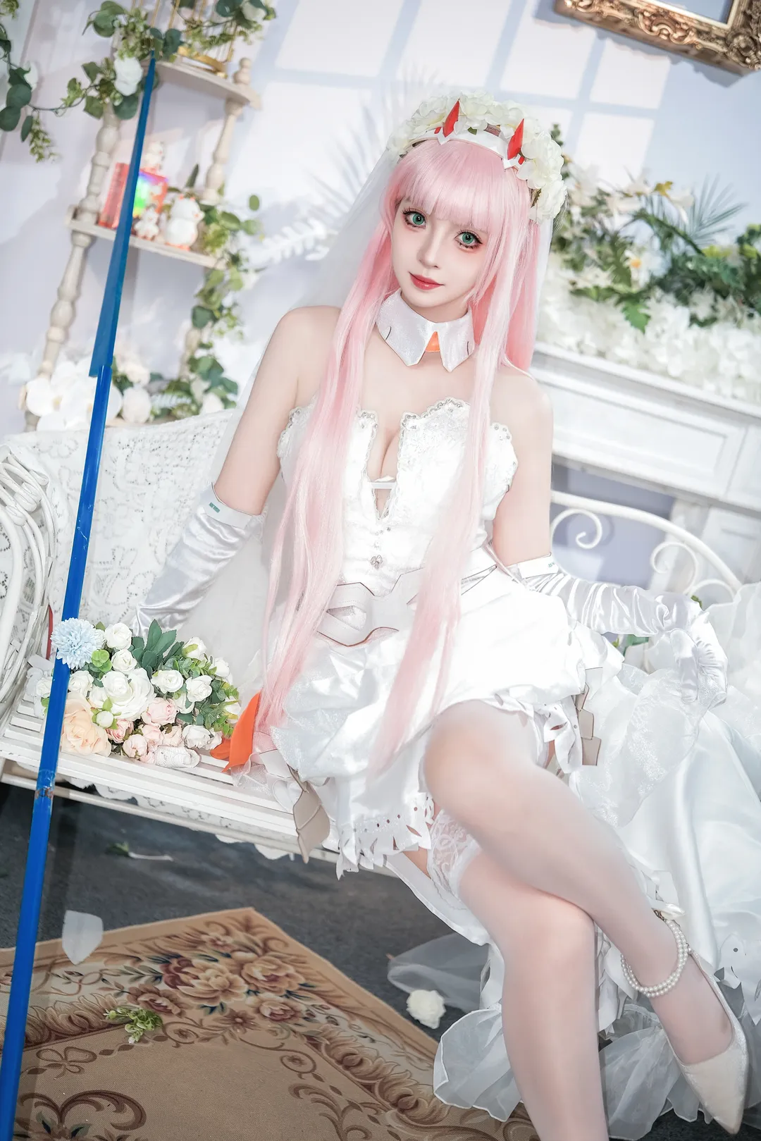【02cos】Darling in the Franxx国家队花嫁，记录这组白纱造型的拍摄心得 - 第 3 张