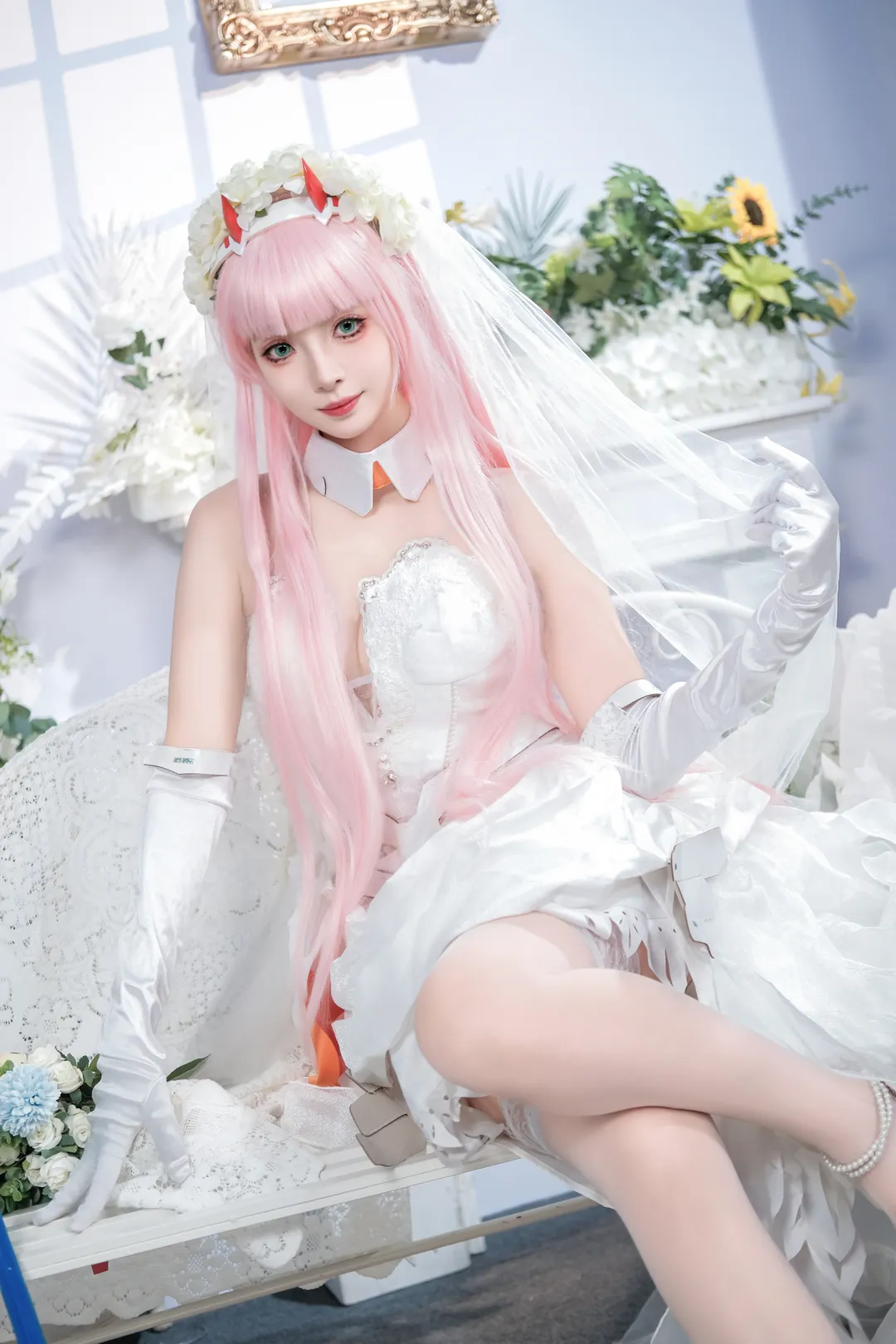 【02cos】darlinginthefranxx 国家队的花嫁拍摄体验 - 第 3 张