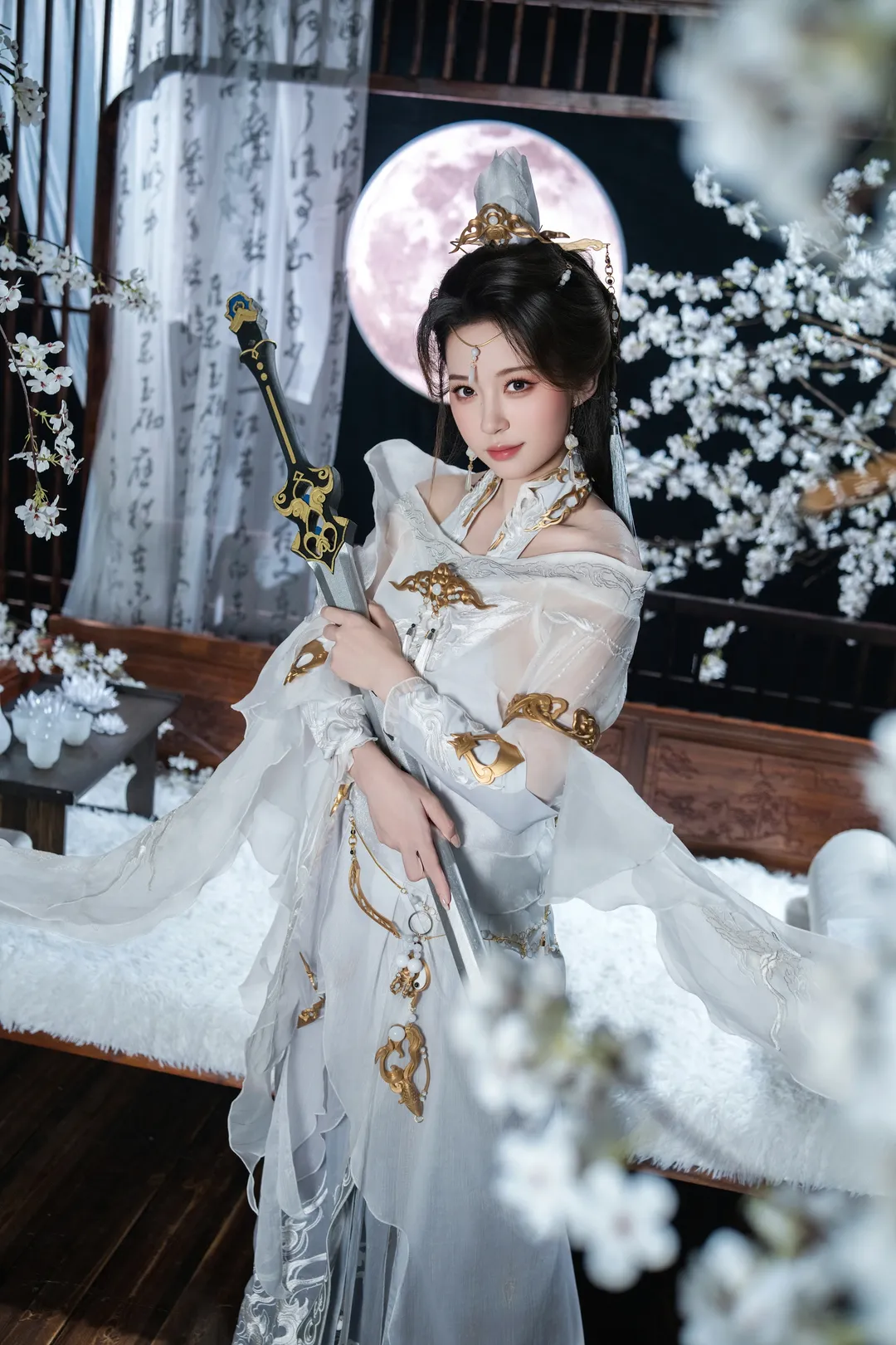 【灵源道姑cos】剑网3纯阳门派，修无情道的清冷师姐 - 第 1 张
