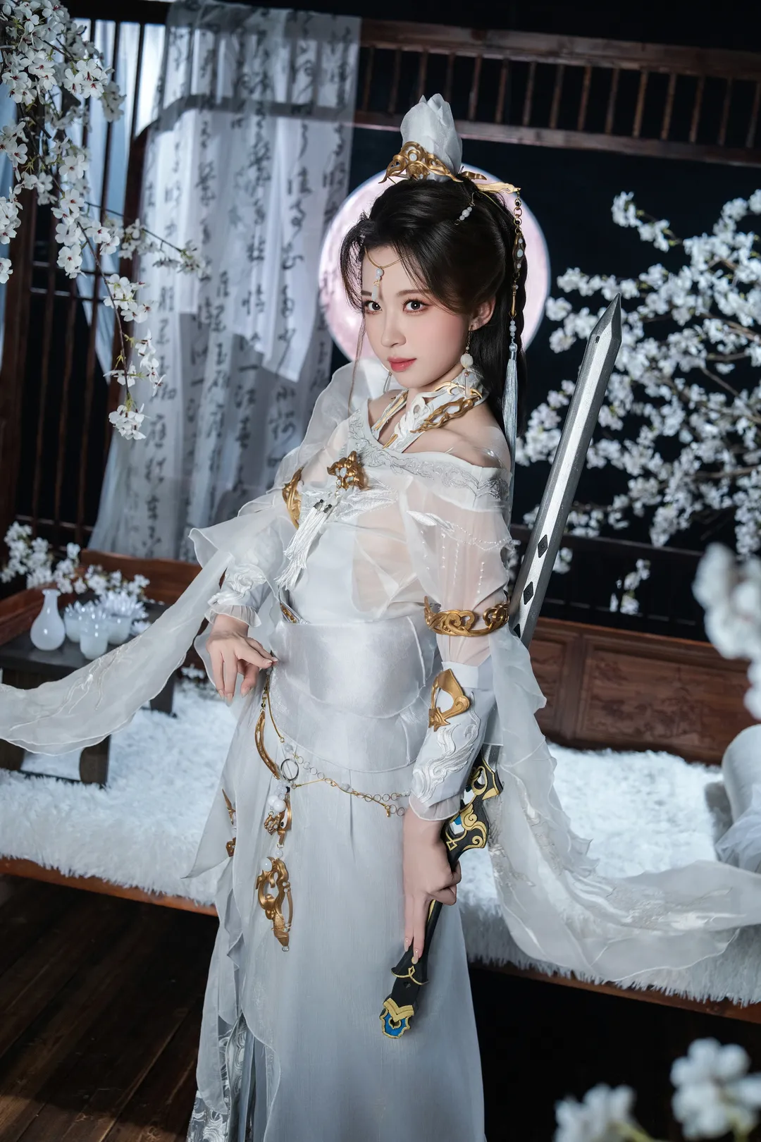 【灵源道姑cos】剑网3纯阳门派，修无情道的清冷师姐 - 第 3 张