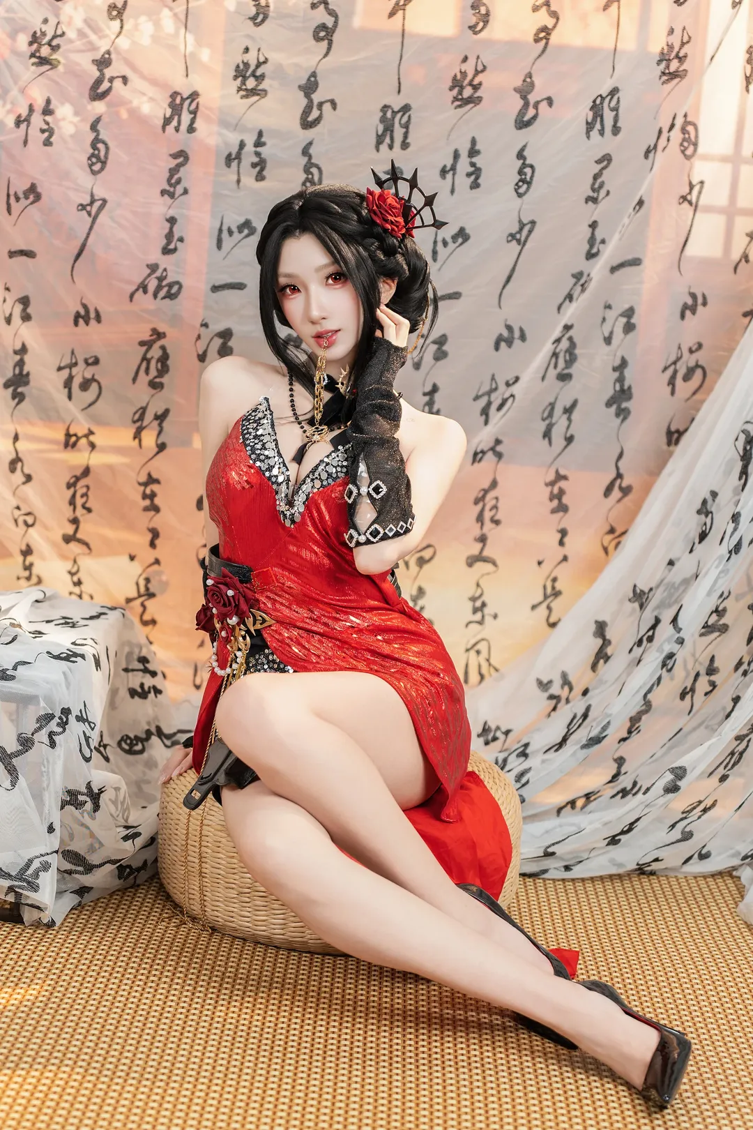 【迦南cos】永劫無間赤焰舞影，寶藏獵人的華麗演出 - 第 5 張