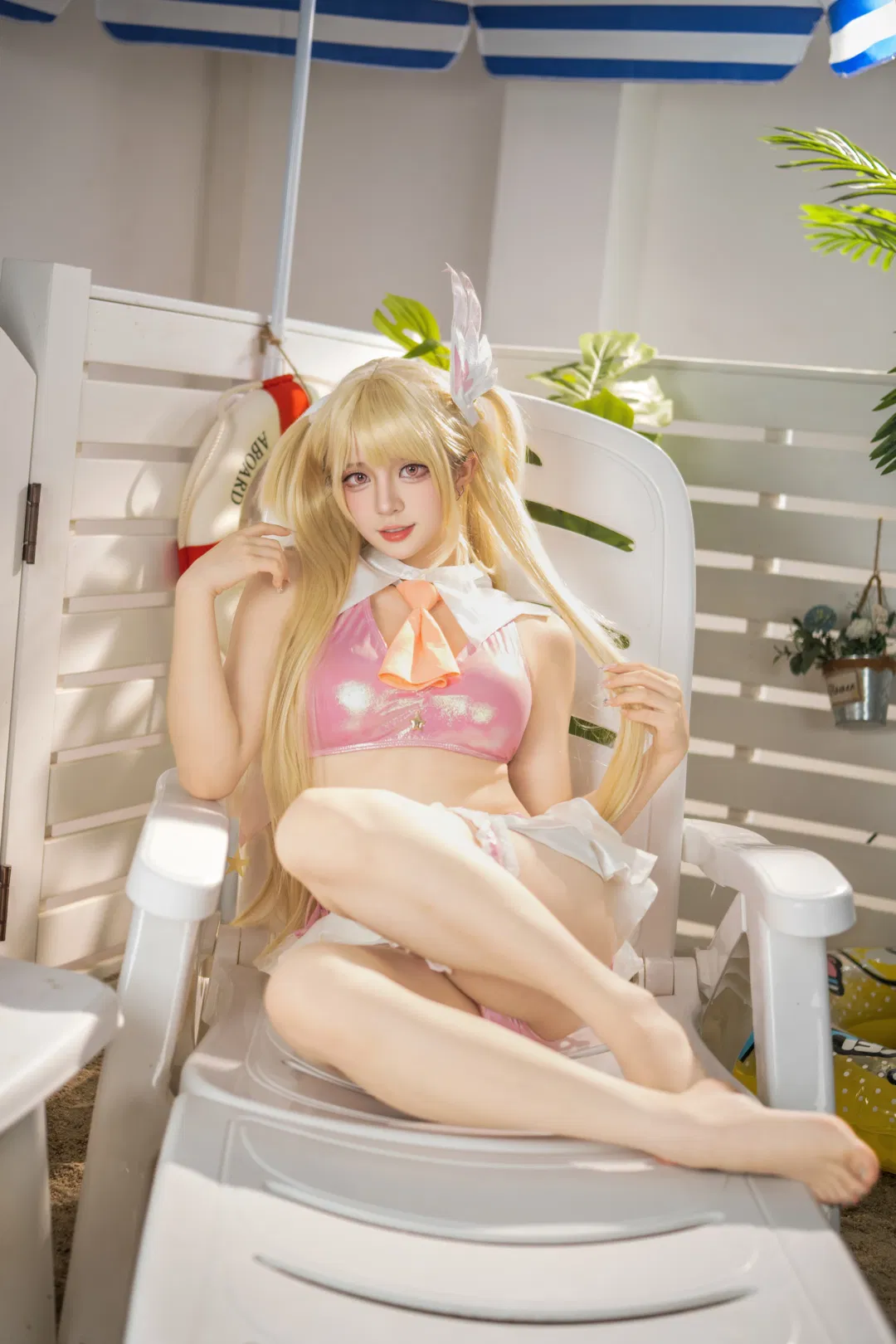 【伊莉雅cos】FGO魔法少女伊莉雅的夏日泳池派对 - 第 1 张