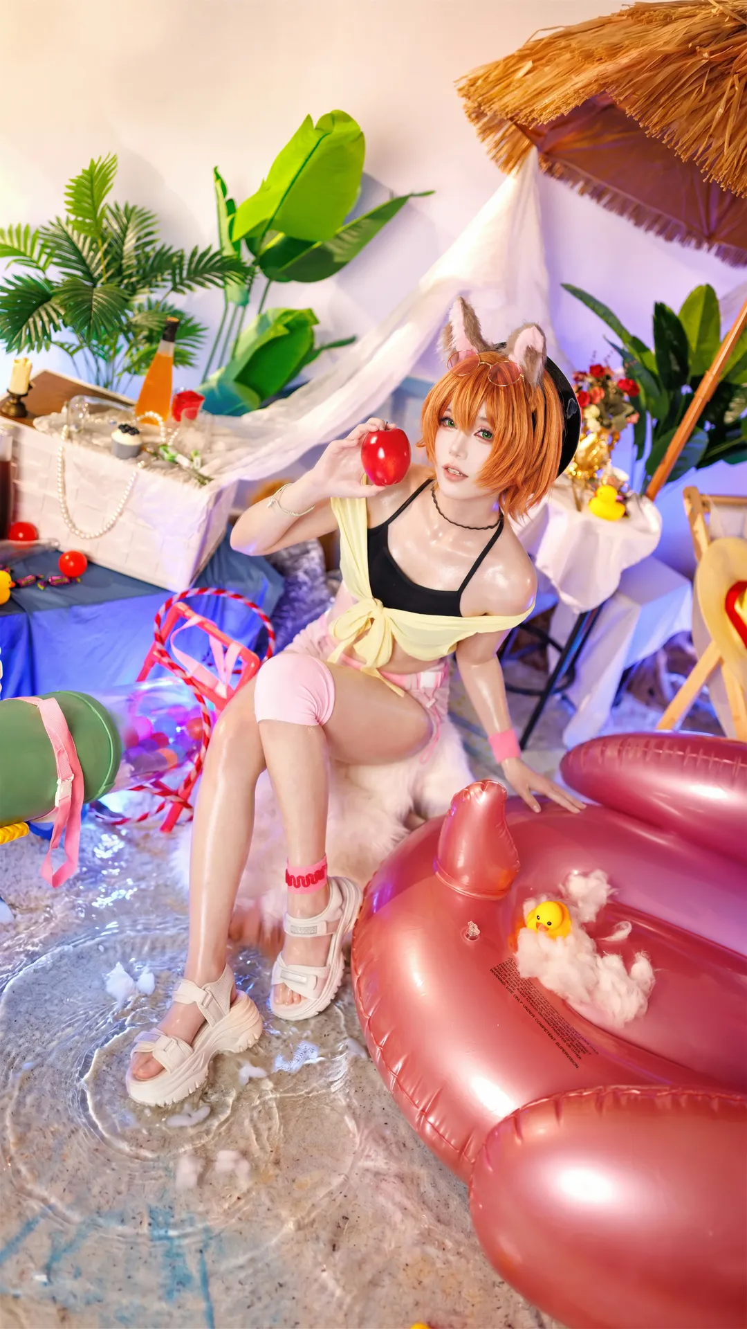 【空爆cos】明日方舟悠然夏日泳裝正片 - 第 1 張