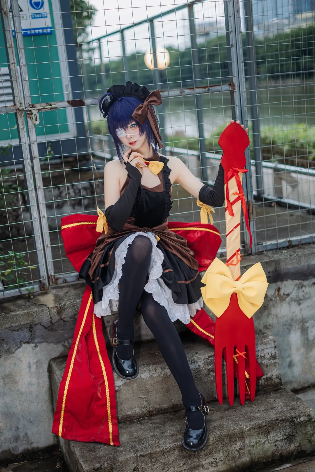 【小鸟游六花cos】中二病也要恋爱梦境战斗服场照 - 第 1 张