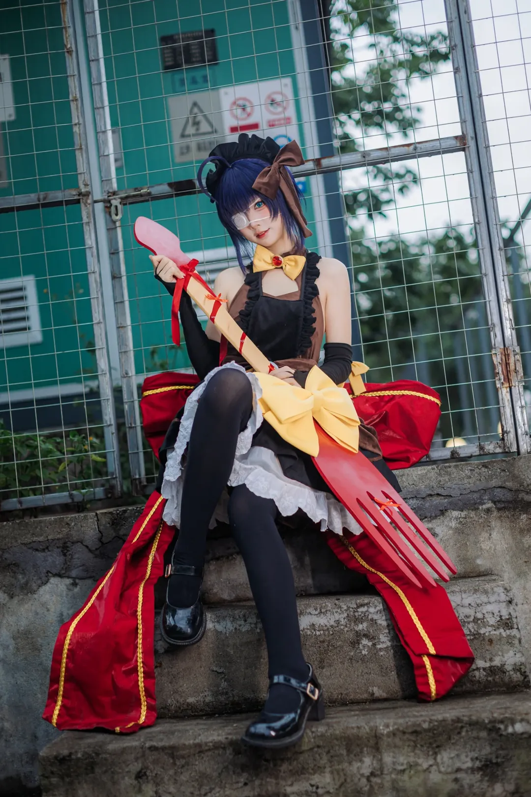 【小鸟游六花cos】中二病也要恋爱梦境战斗服场照 - 第 12 张