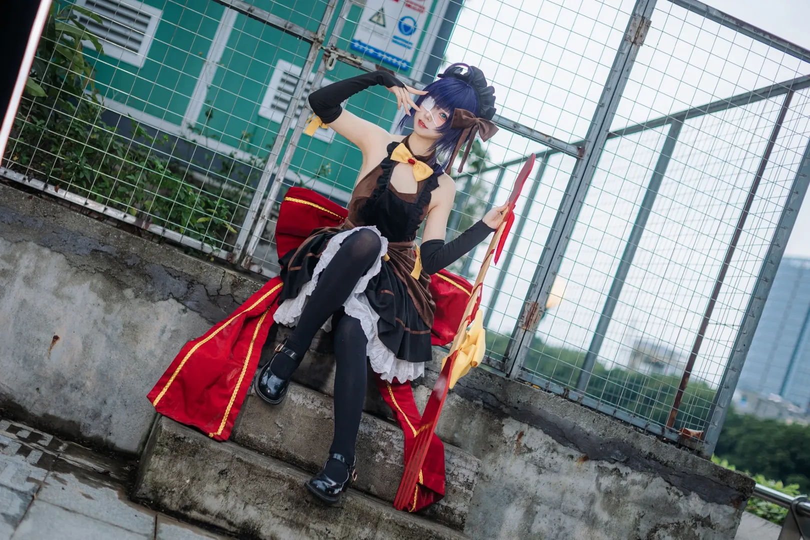 【小鸟游六花cos】中二病也要恋爱梦境战斗服场照 - 第 8 张