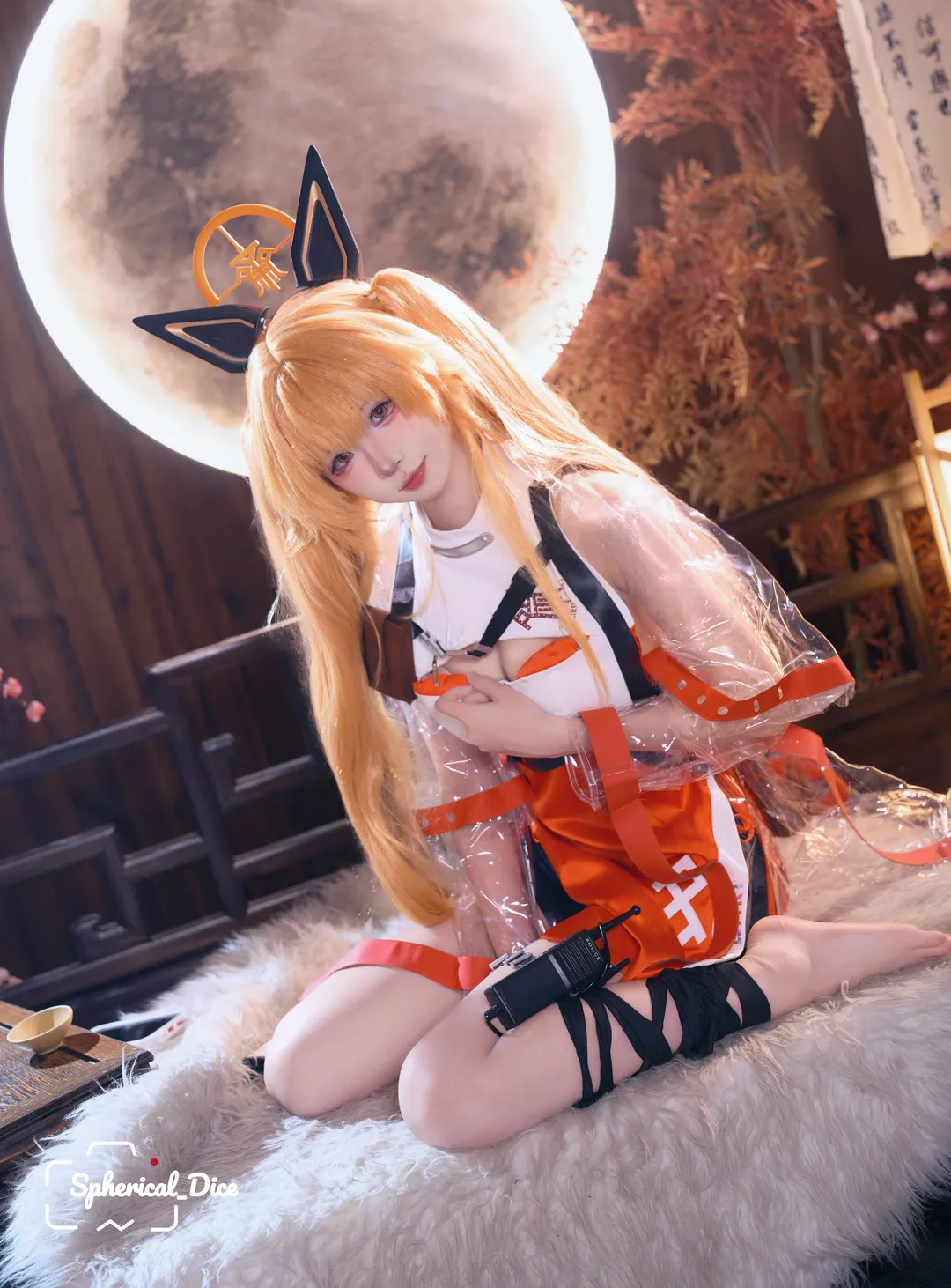 【嬰寧cos】勝利女神NIKKE：機械紅狐的月下魅影 - 第 2 張