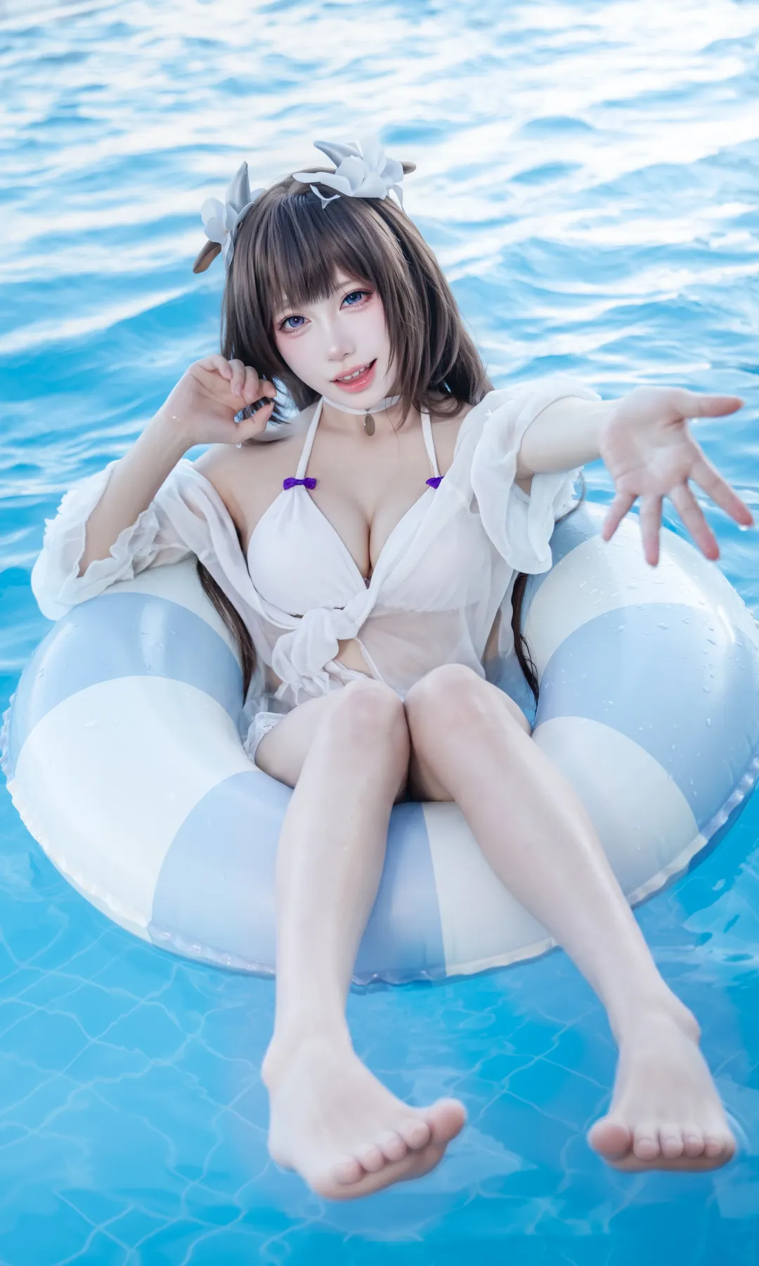 【㭴野cos】碧蓝航线夏日泳池的清凉体验 - 第 1 张