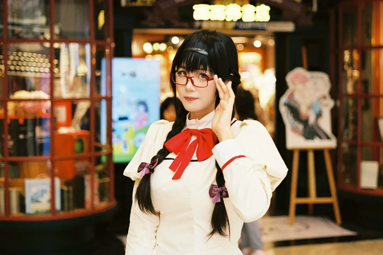 【鹿目圆cos】魔法少女小圆，胶片下的宿命羁绊 - 第 2 张