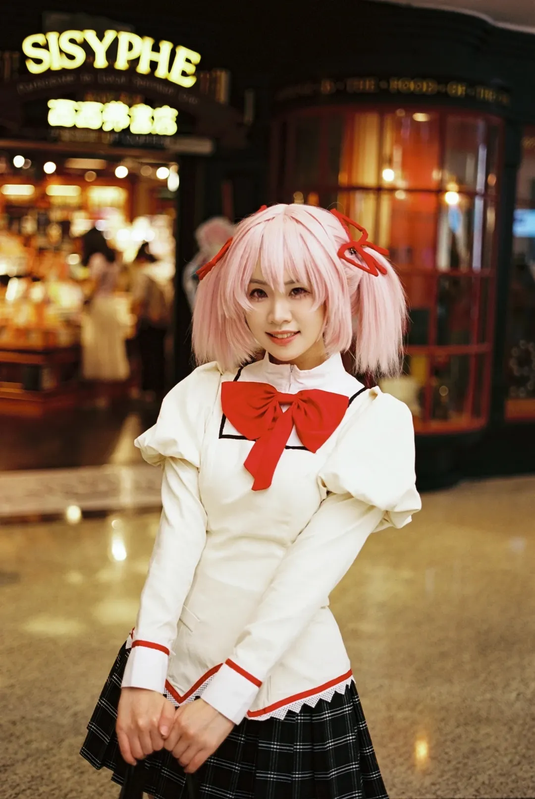 【鹿目圆cos】魔法少女小圆，胶片下的宿命羁绊 - 第 5 张