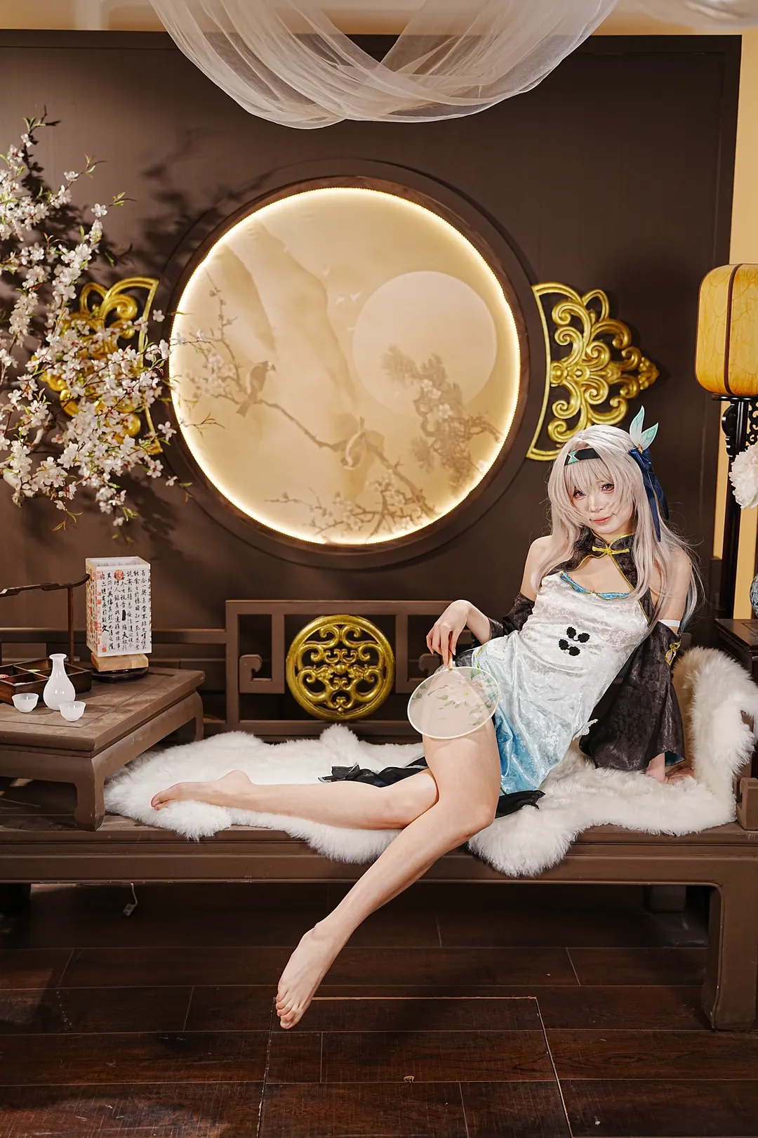 【流螢cos】崩壞星穹鐵道流螢旗袍，數碼與膠片交織的溫婉瞬間 - 第 1 張